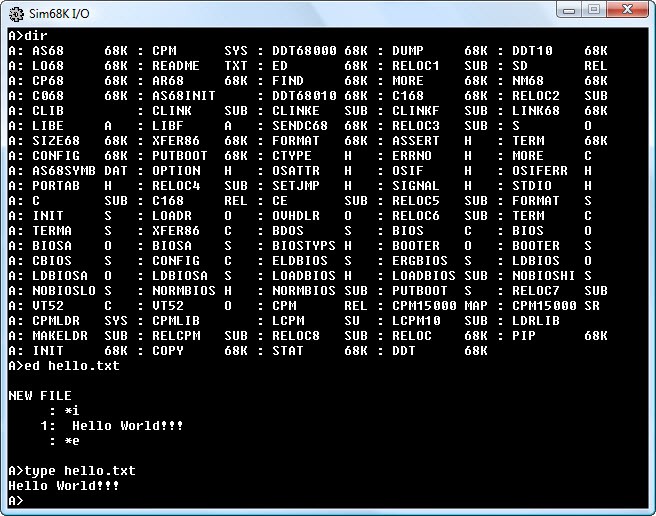 Port CP/M-68K to MPU302, part 1 | Details | Hackaday.io