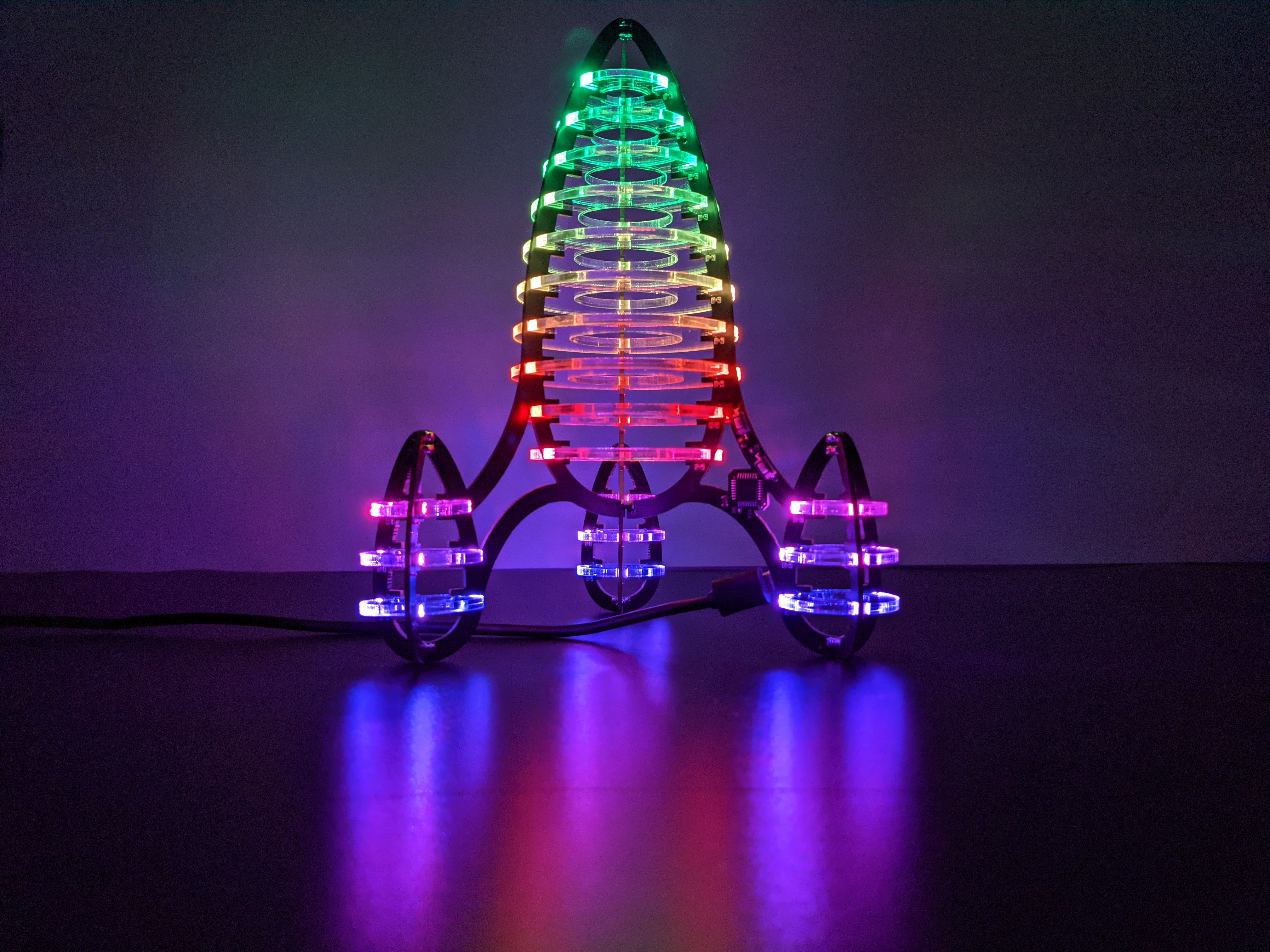 Led rocket deals lamp