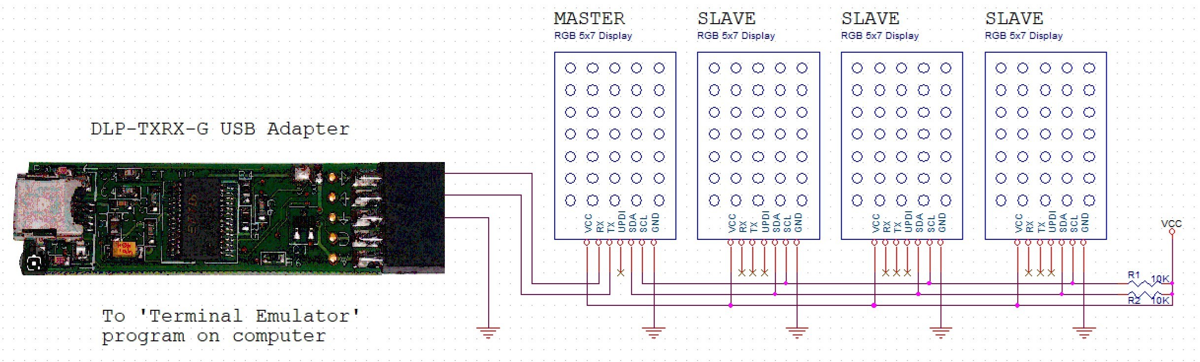 5x7 RGB led Display | Hackaday.io