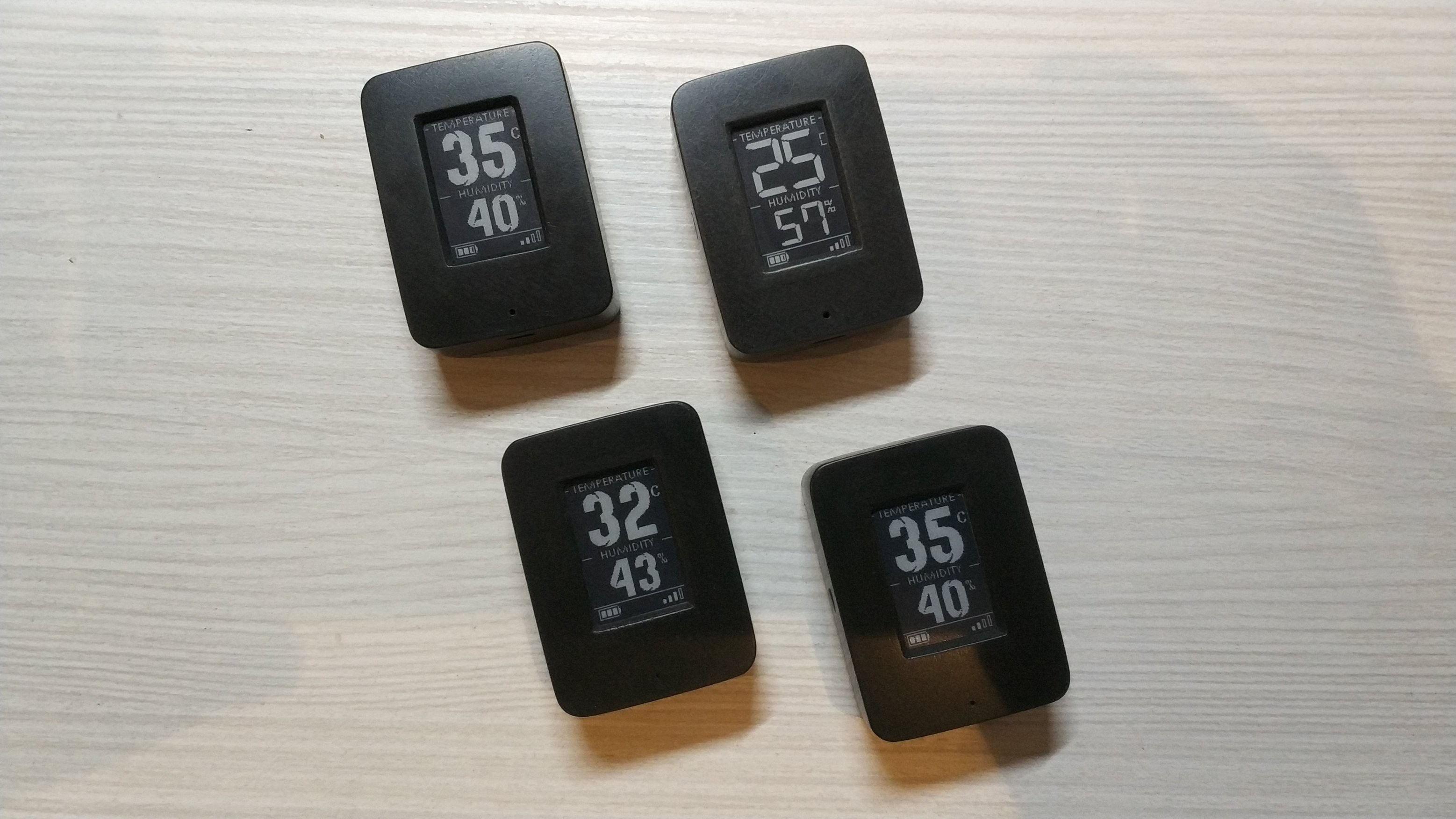 Mini Thermometer & Hygrometer with E-PAPER on nRF5, Details