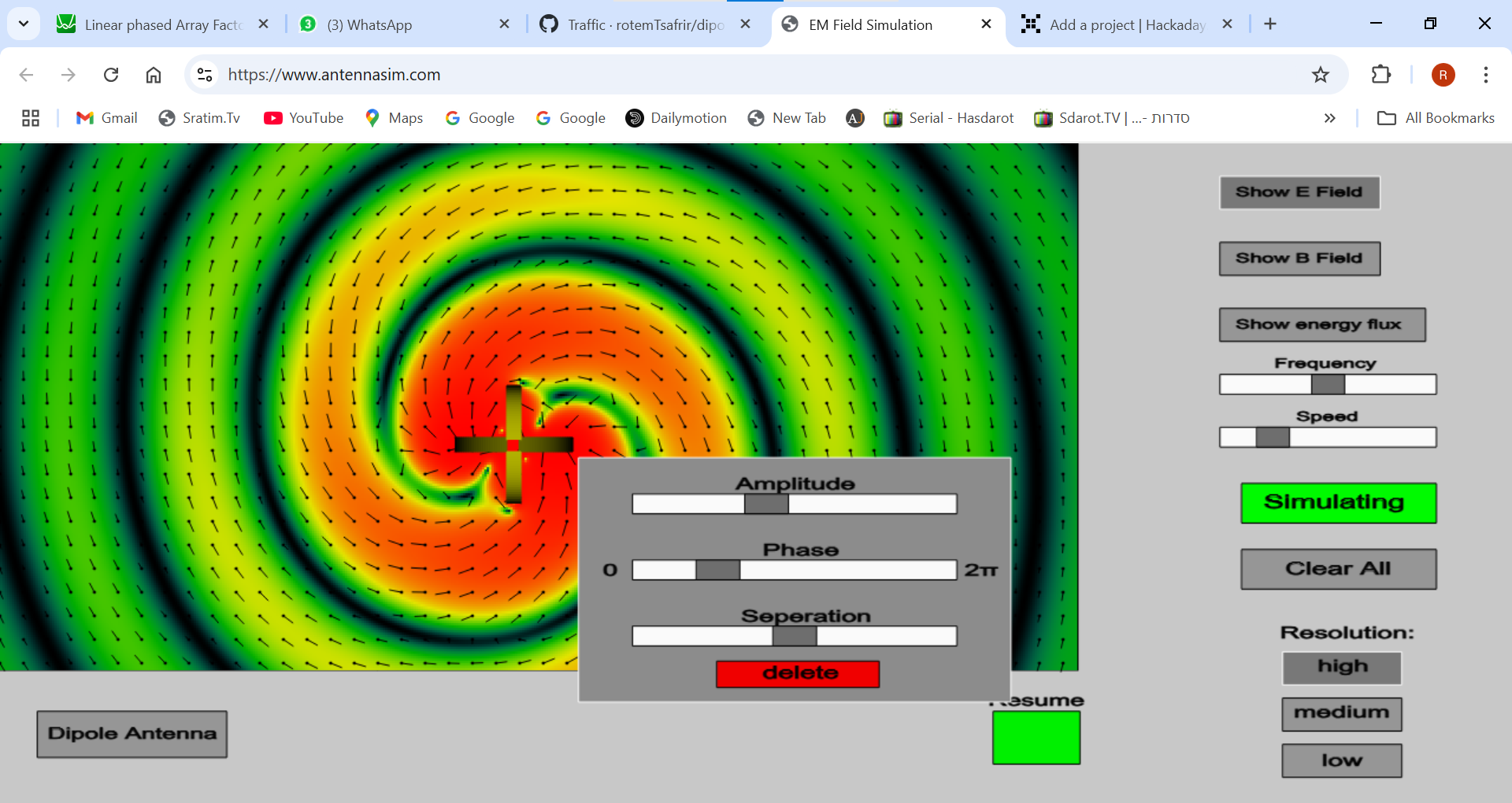 Gallery | Online interactive EM field simulation | Hackaday.io