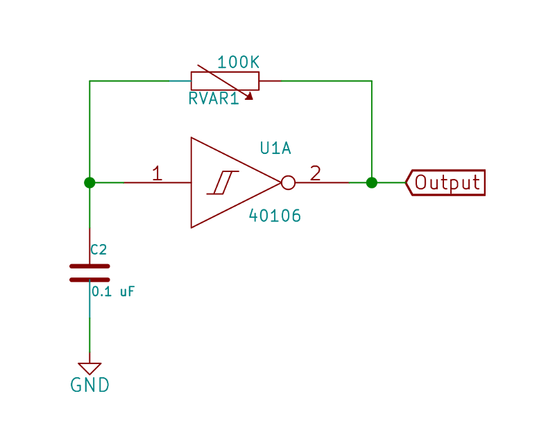 Cd40106bm схема включения