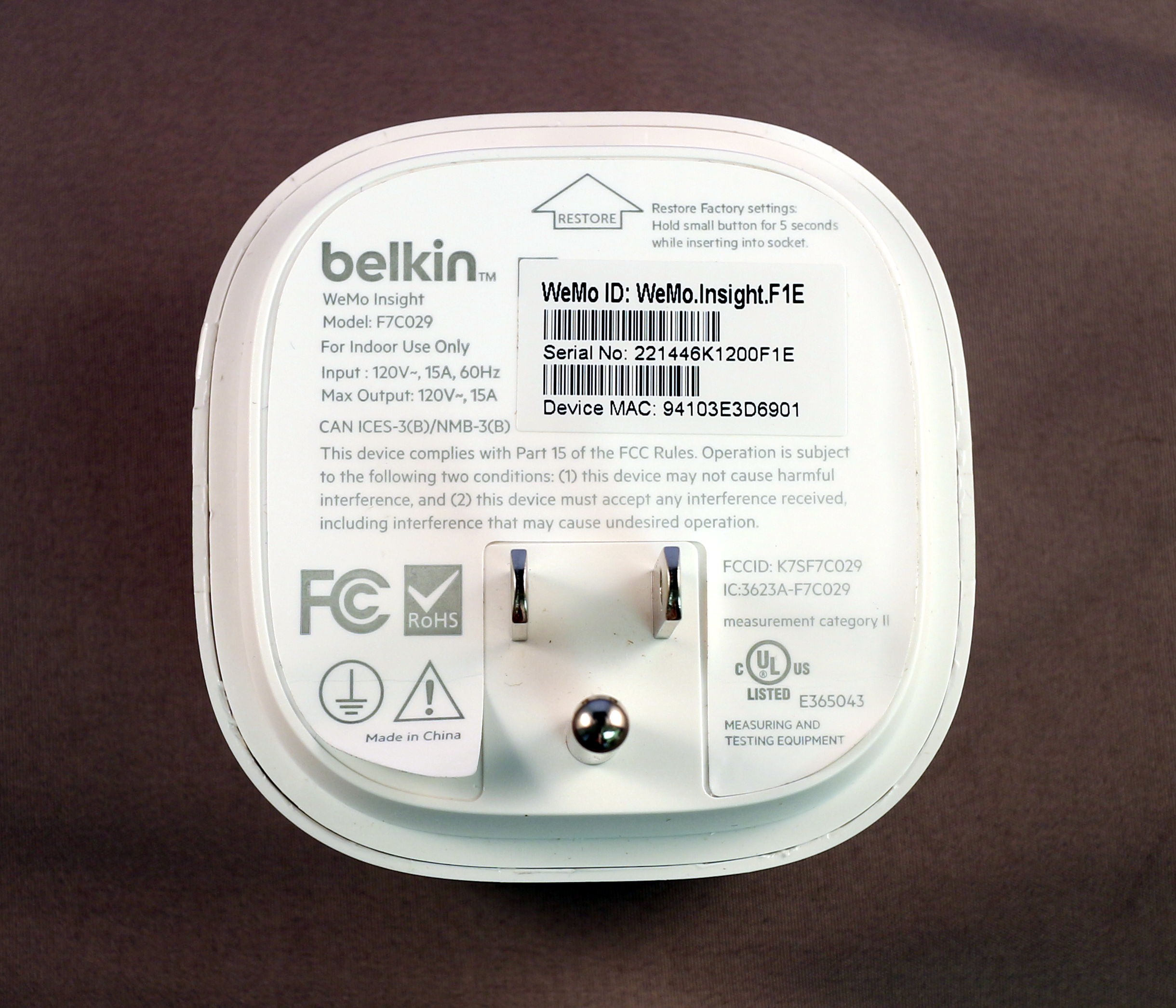 Belkin Official Support - Wemo® Insight Smart Plug, F7C029 - Setup