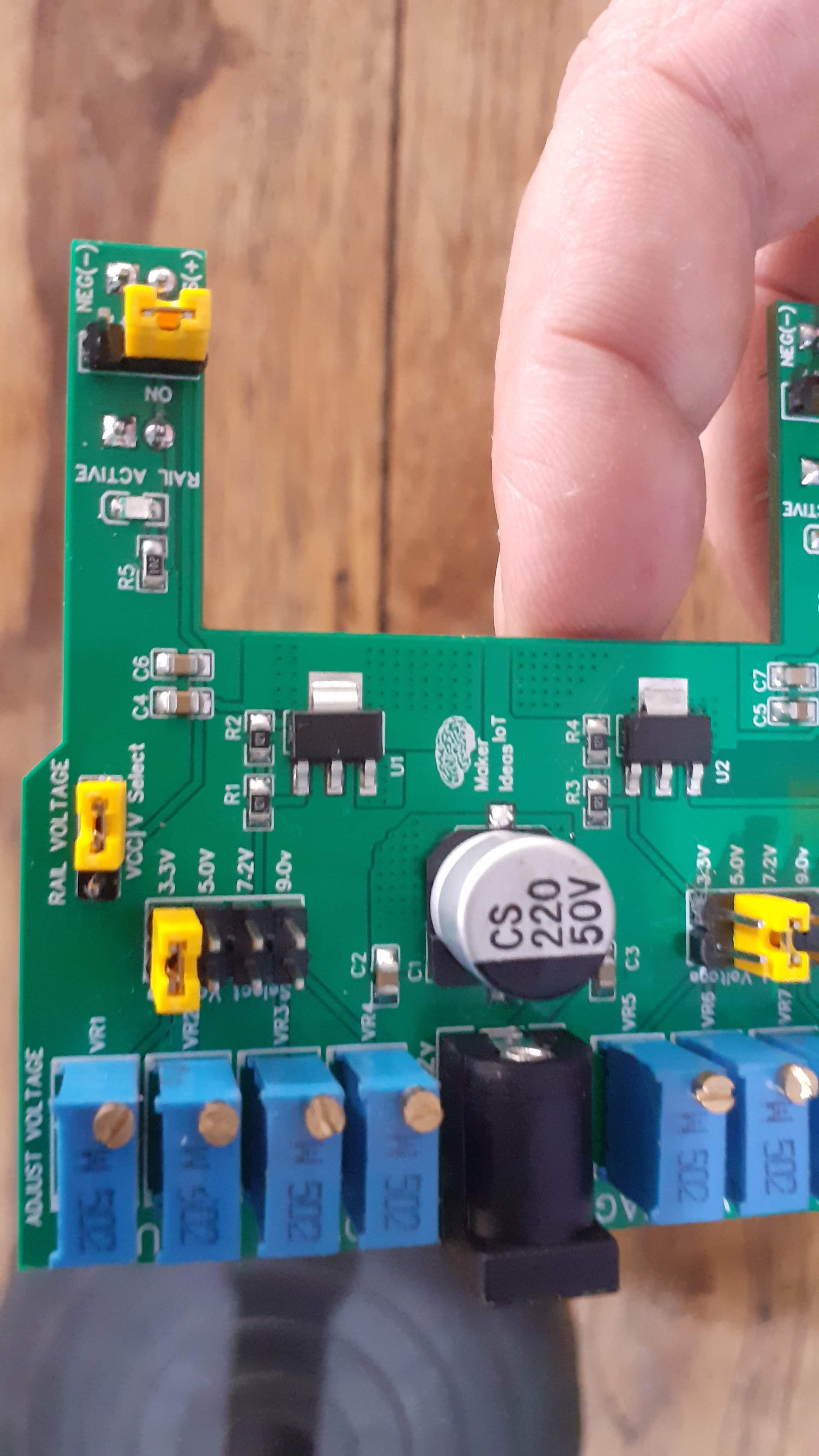 Variable Voltage Breadboard Power Module Details Hackaday.io