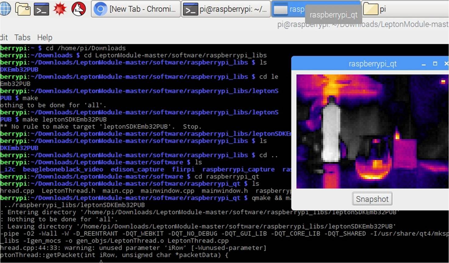 flir camera raspberry pi