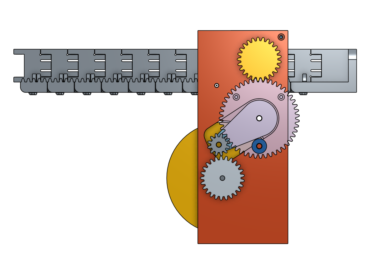 Reeling and ratchet gears Details Hackaday.io