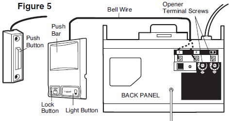 wiring diagram for garage door sensors