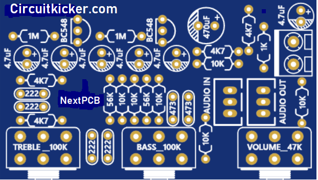 Gallery | Bass Treble and Volume control circuit Pre-Amp. | Hackaday.io