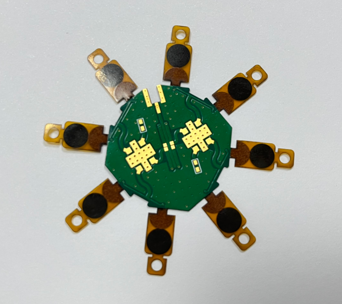 High-speed PCB with buried copper blocks for improved signal integrity and reduced electromagnetic interference (EMI) in advanced circuit designs