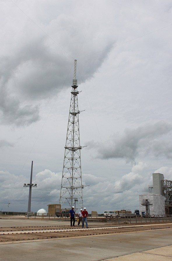 Lightning Towers Stand Tall at NASA Kennedy's Launch Pad 39B - NASA