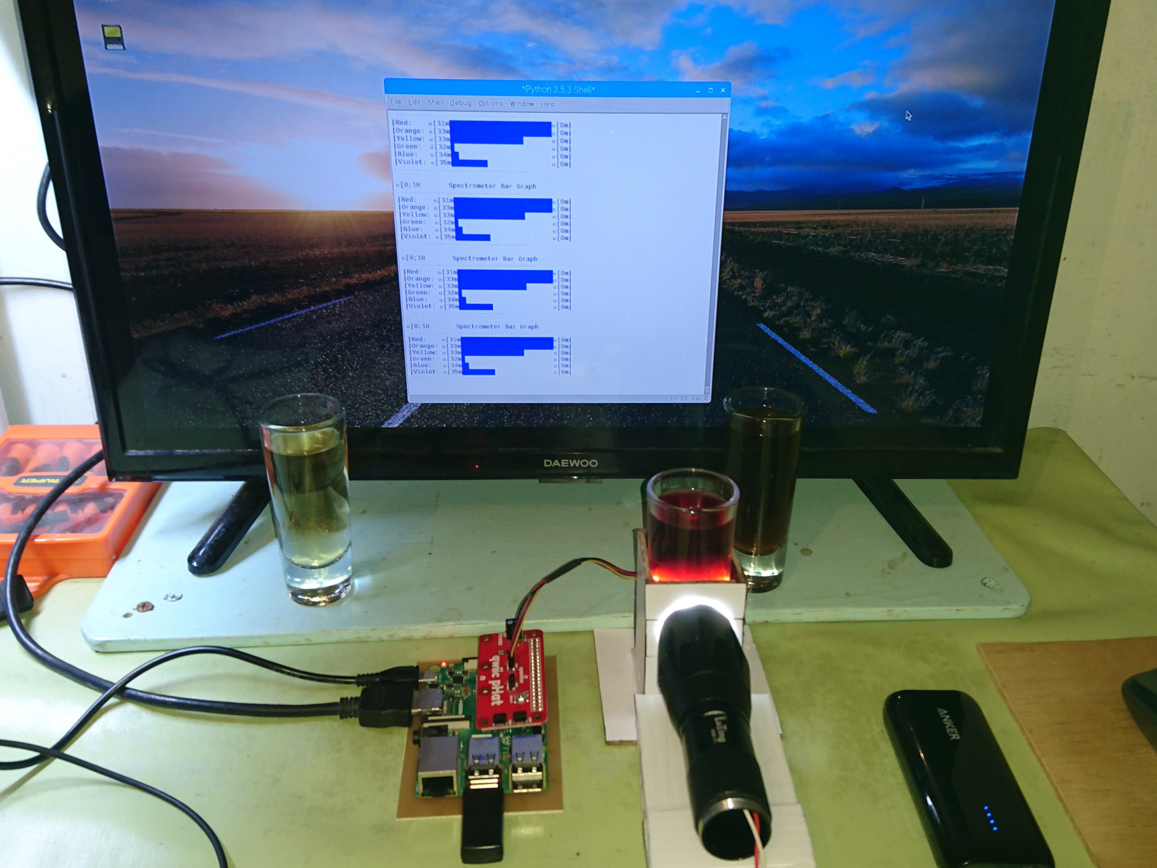 Homemade Spectrometer Hackaday.io