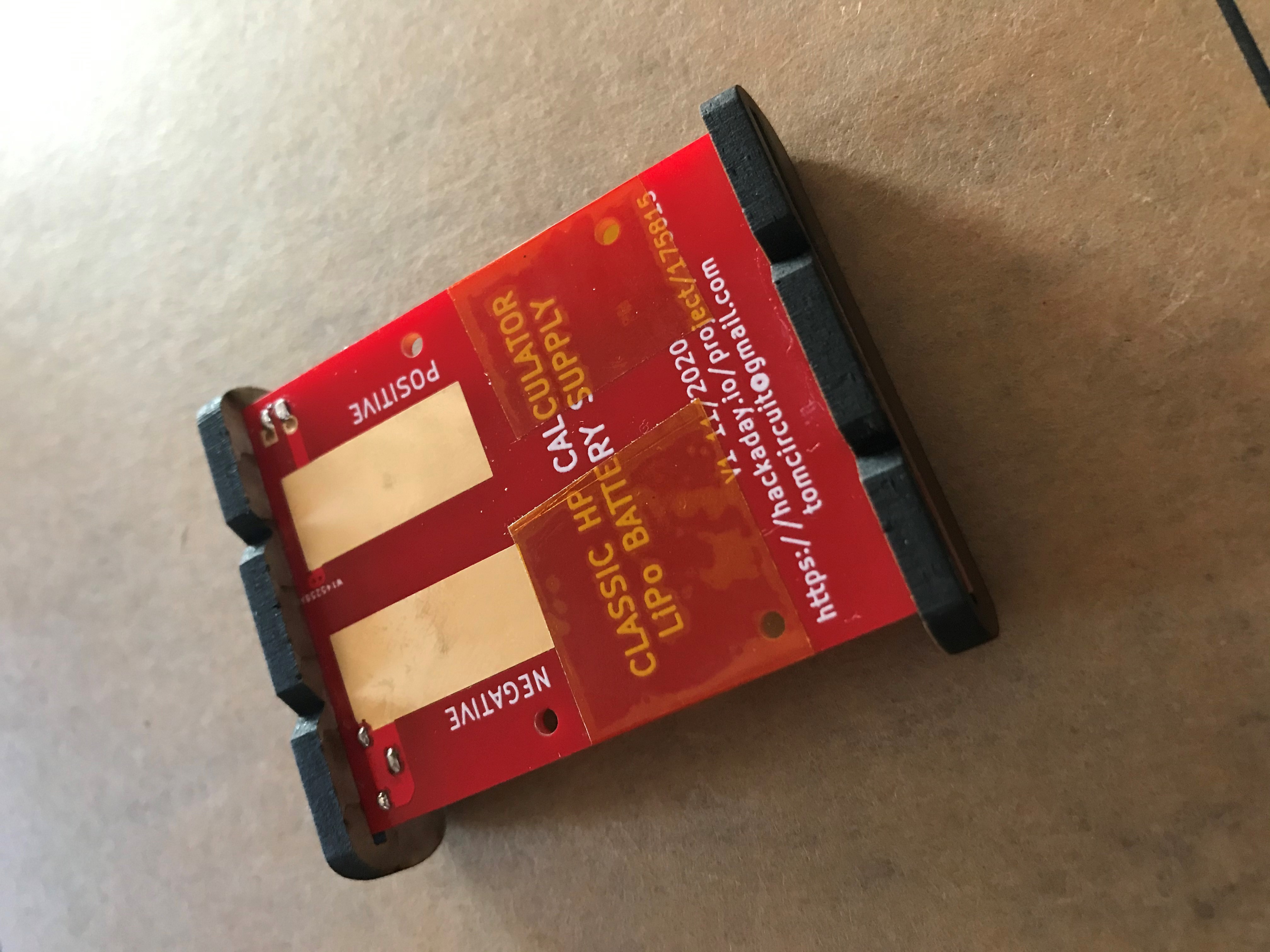 Gallery Classic HP Calculator LiPo Battery Pack Hackaday.io