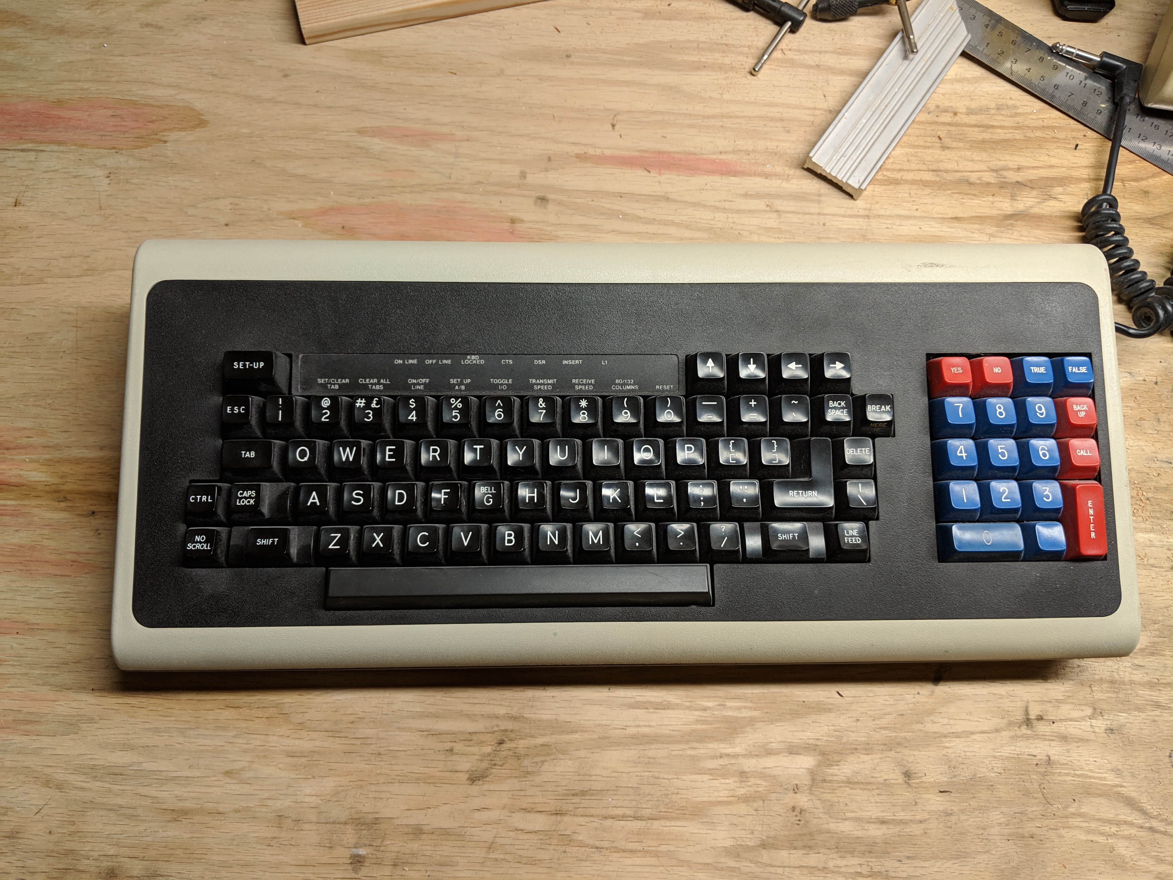 dumb terminal keyboards