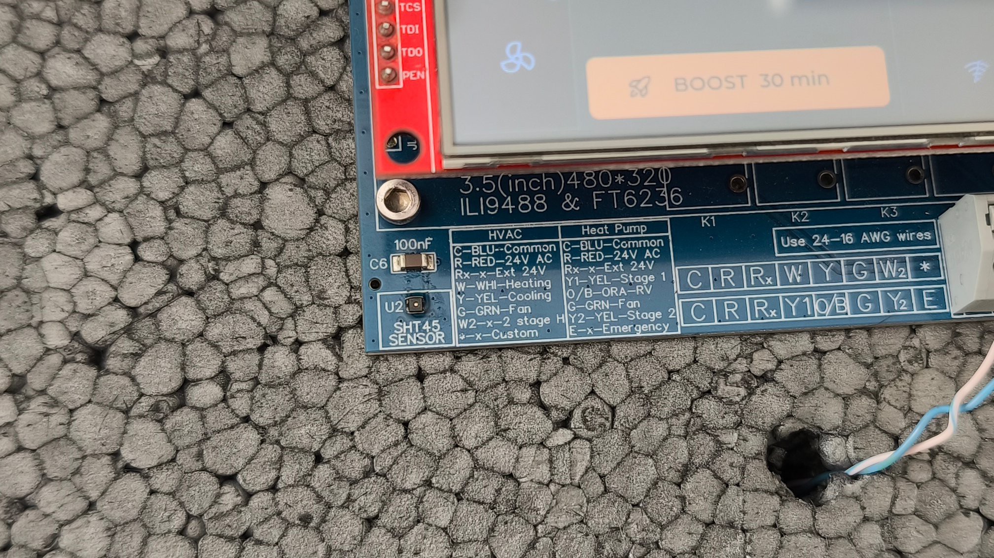 Old Design - no air gap