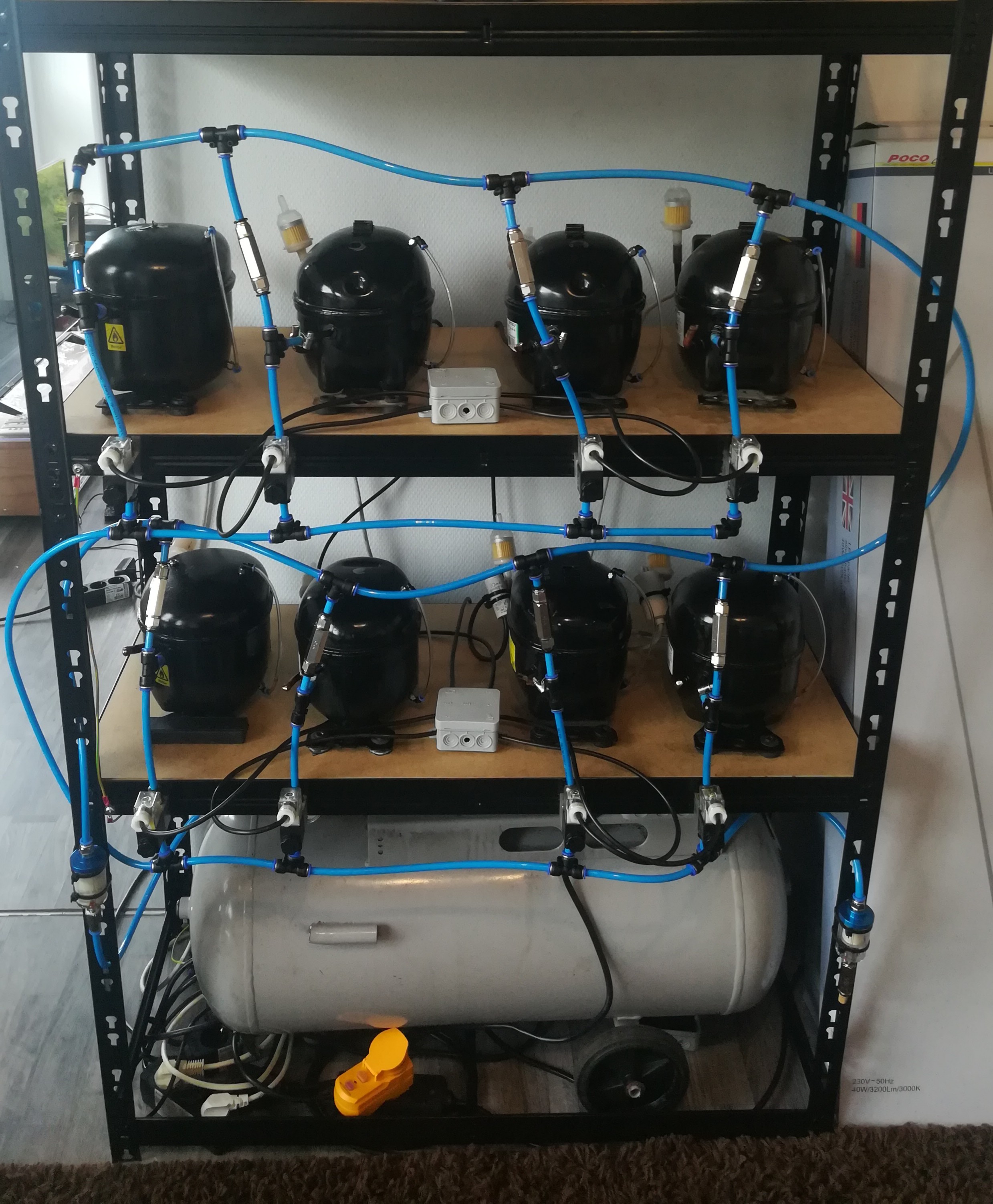 DIY Air Compressor with Pressure Switch