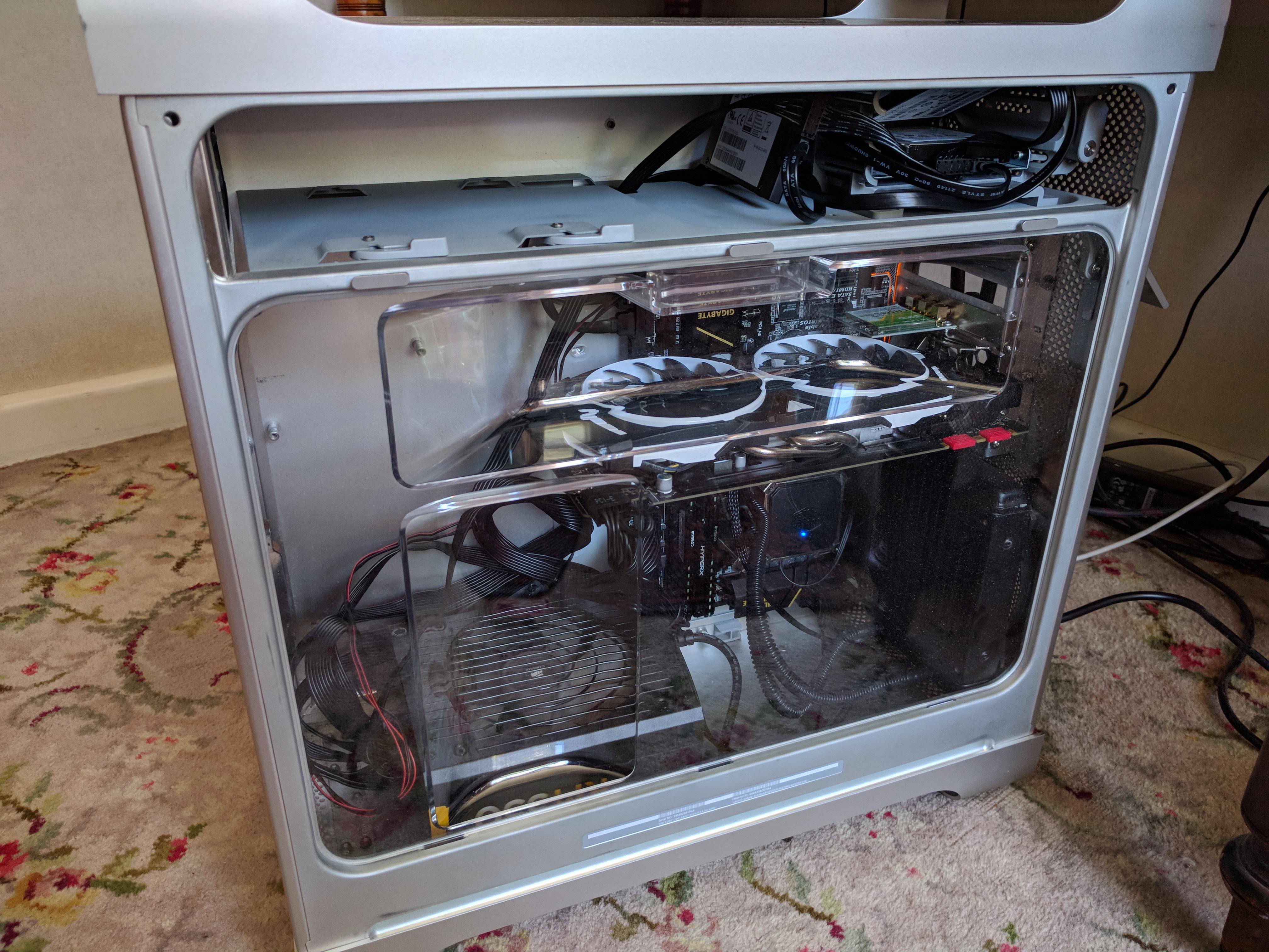 convert power mac g5 case for pc