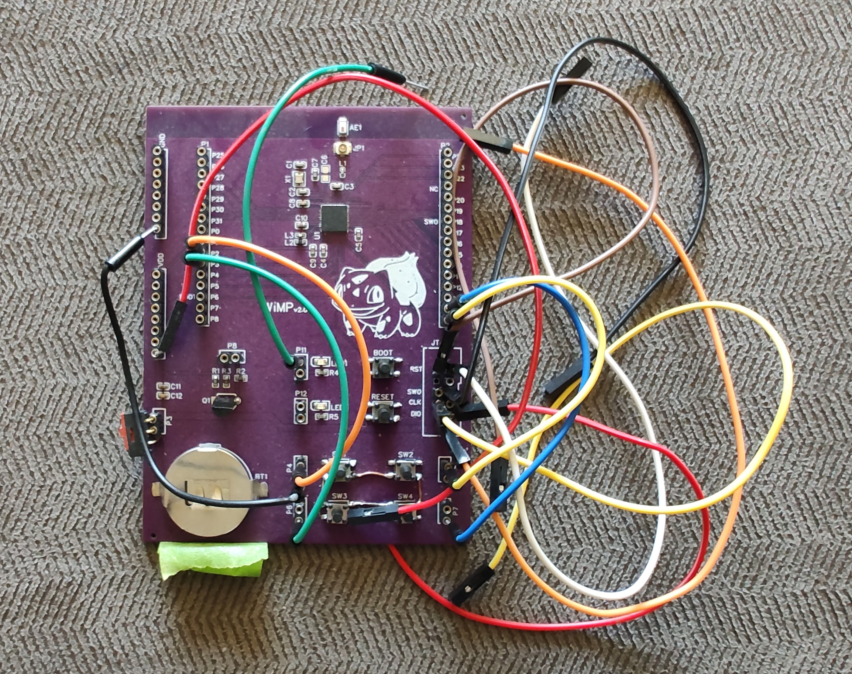 Big messy nRF52 dev board