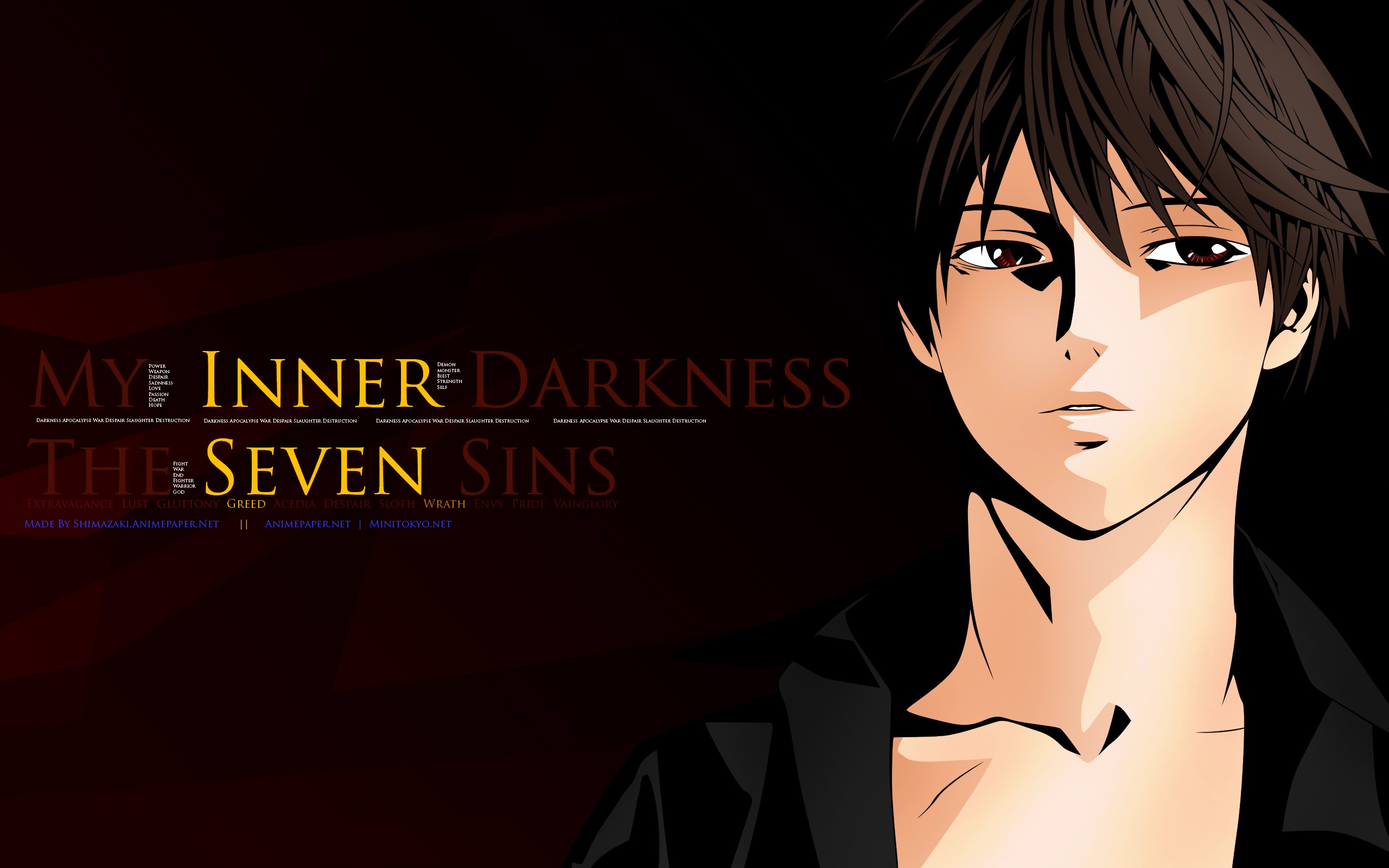 Inner dark. Цукунэ аоно. the inner darkness. aono.