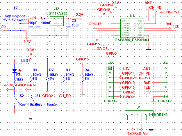 Esp 01s схема - 81 фото