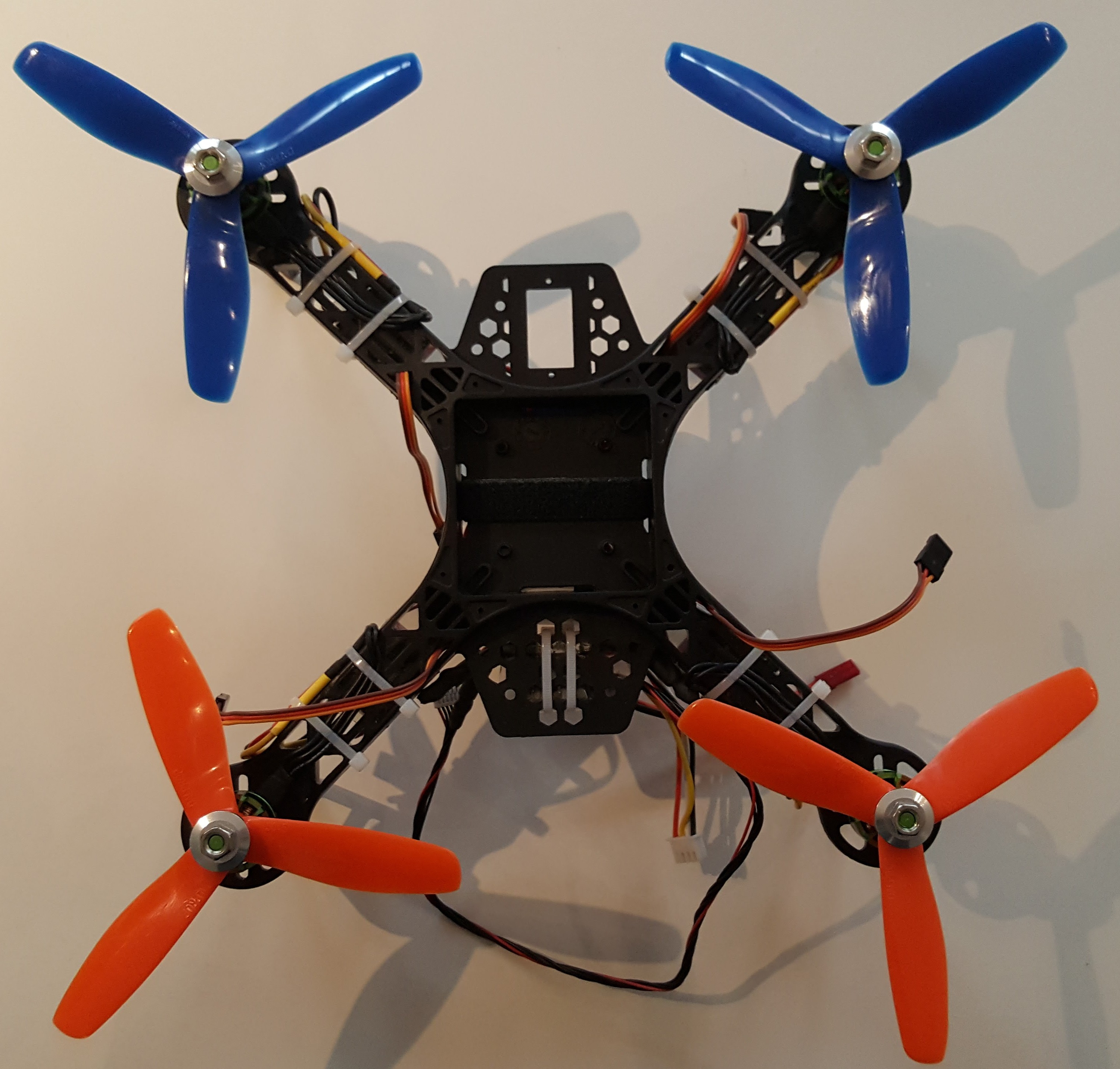 cut fingers quad copter