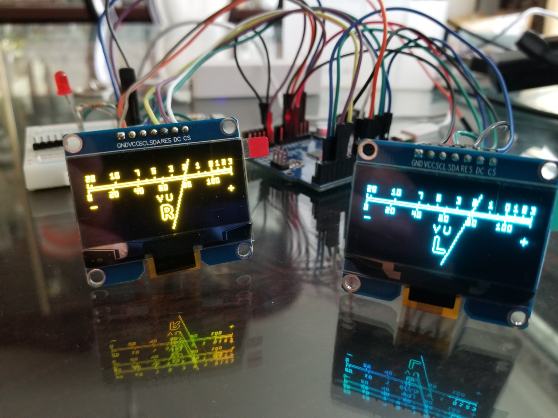 analog decibel meter