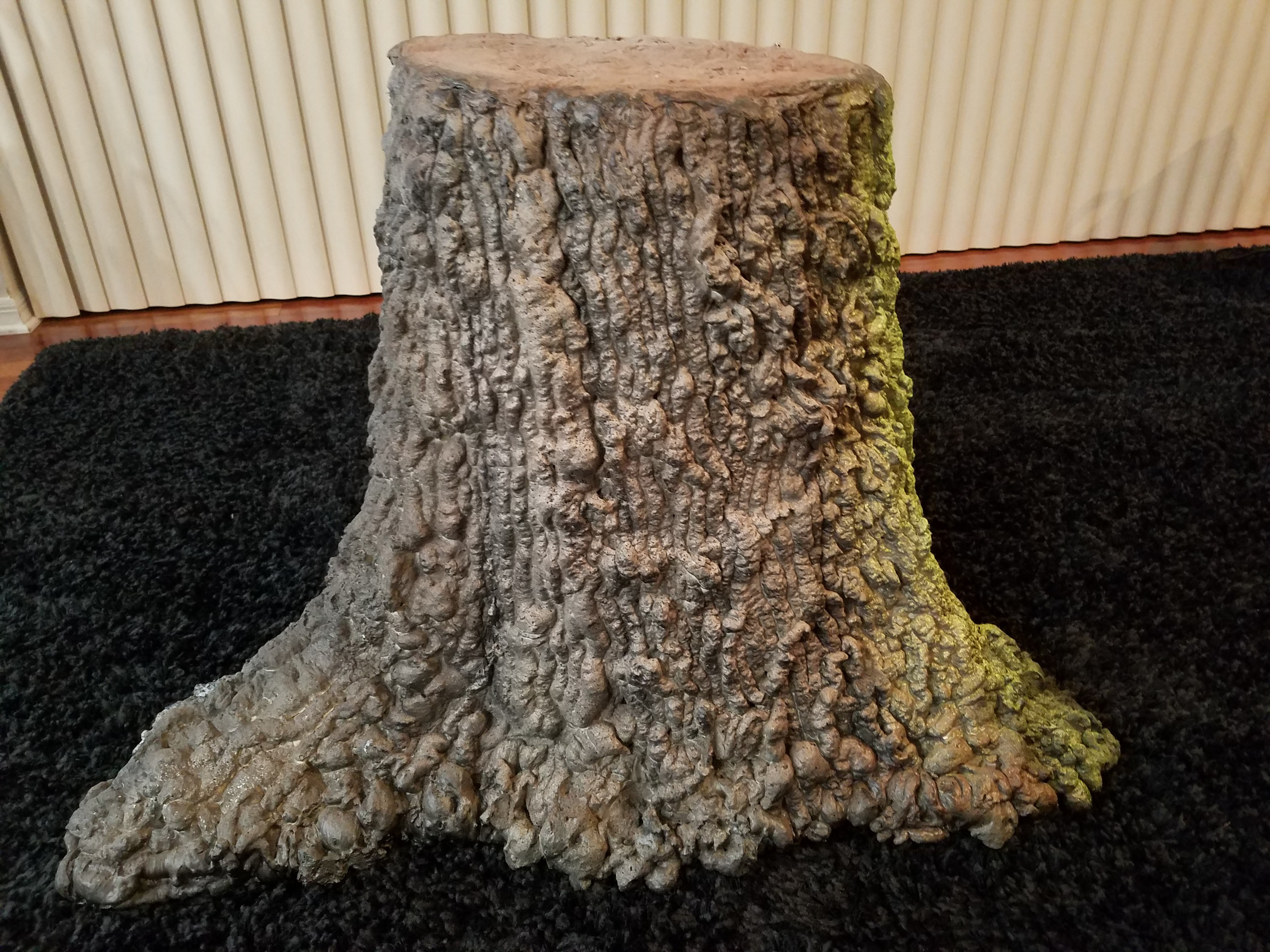 Foam tree stump prop., Daren Schwenke