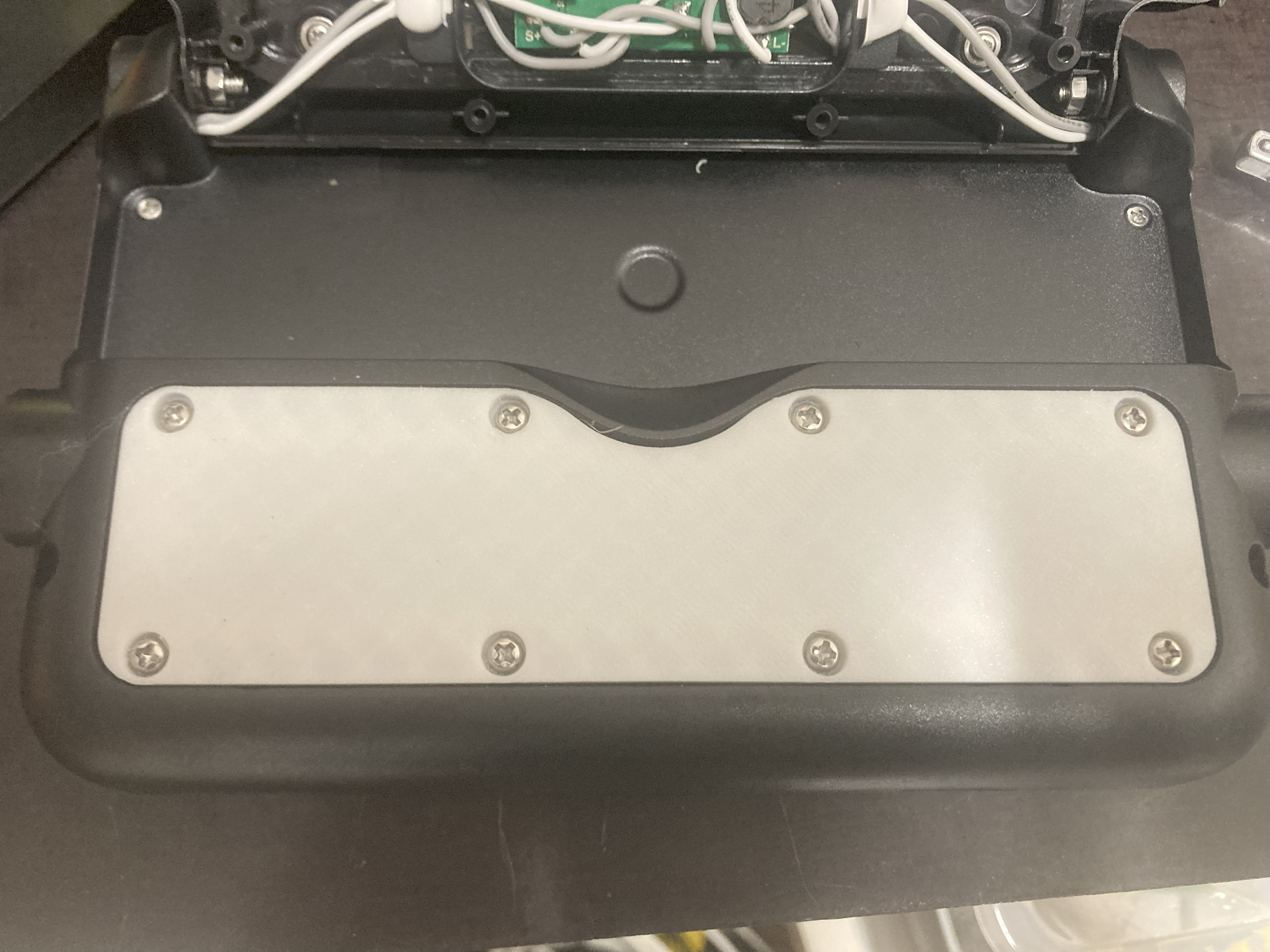 test fit of the battery cover