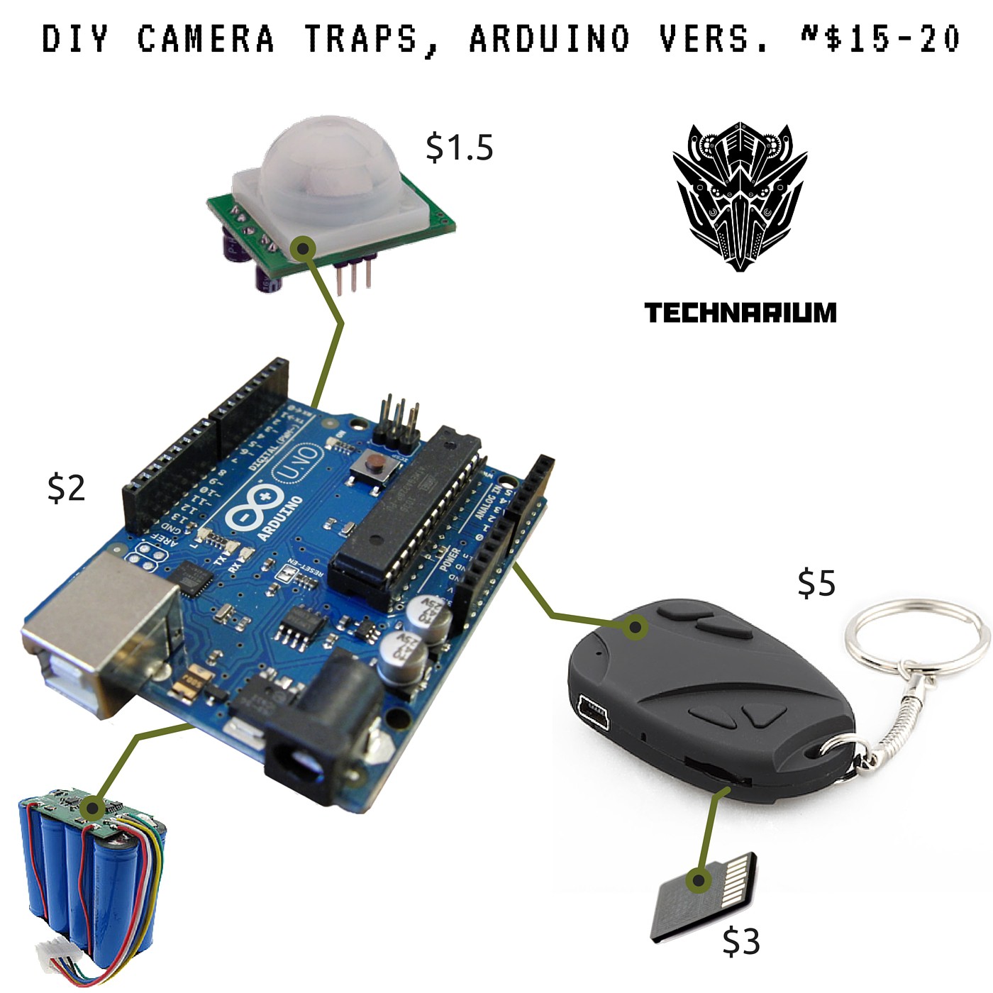 arduino camera trap