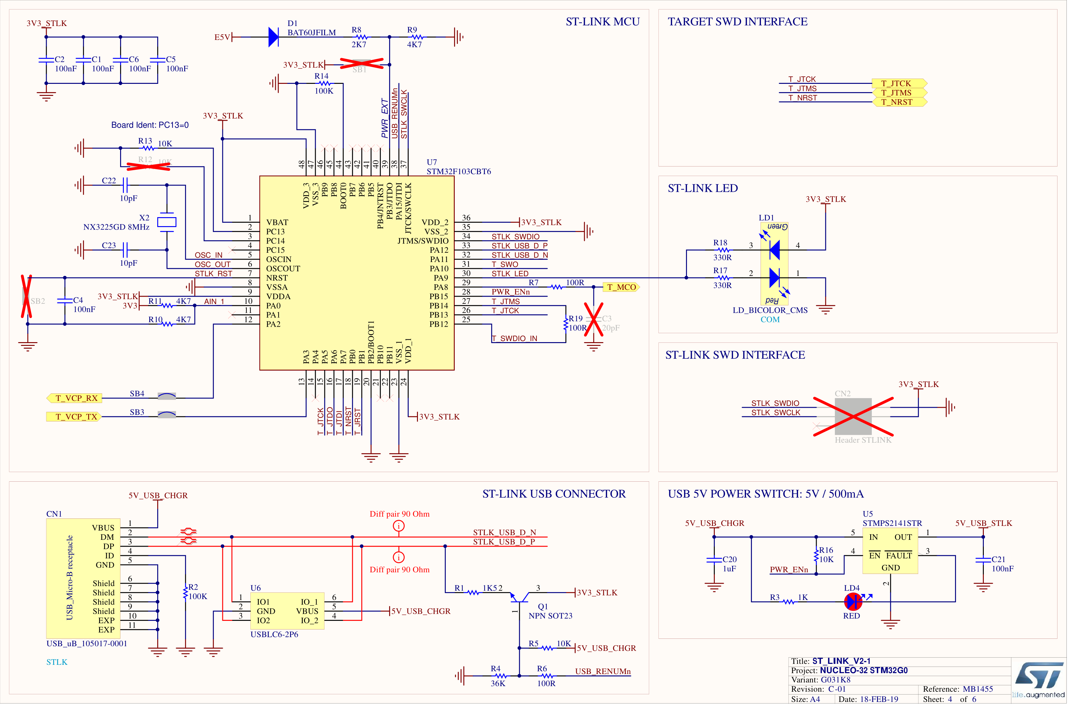 Custom ST-Link V2.0 / V2.1 / V3.0 | Hackaday.io