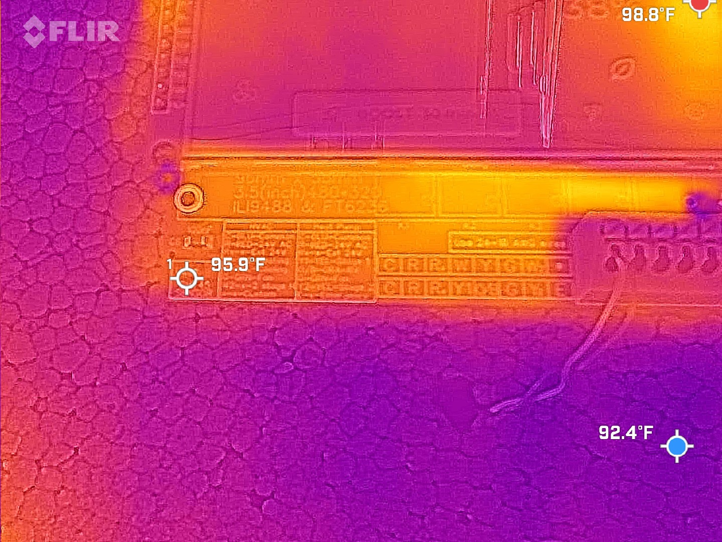 Old Design - heat path present