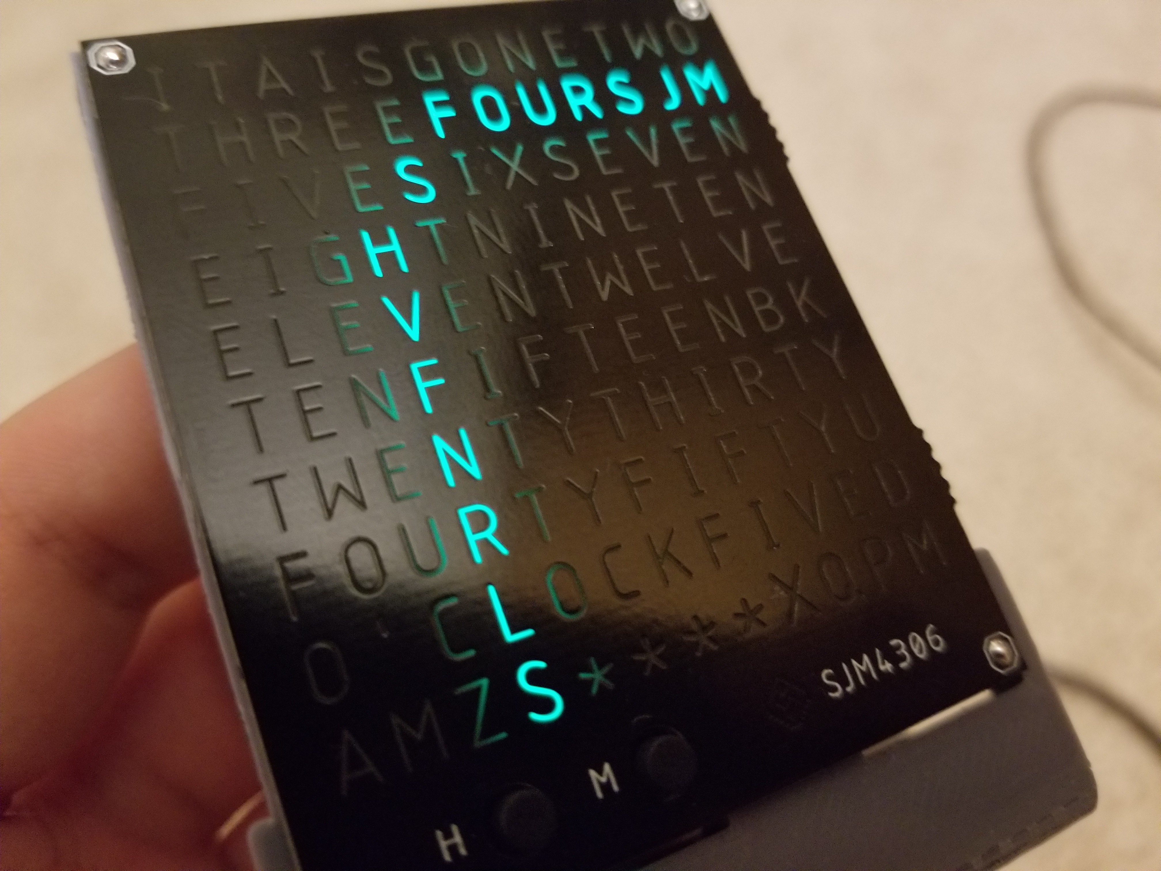 amazon word clock