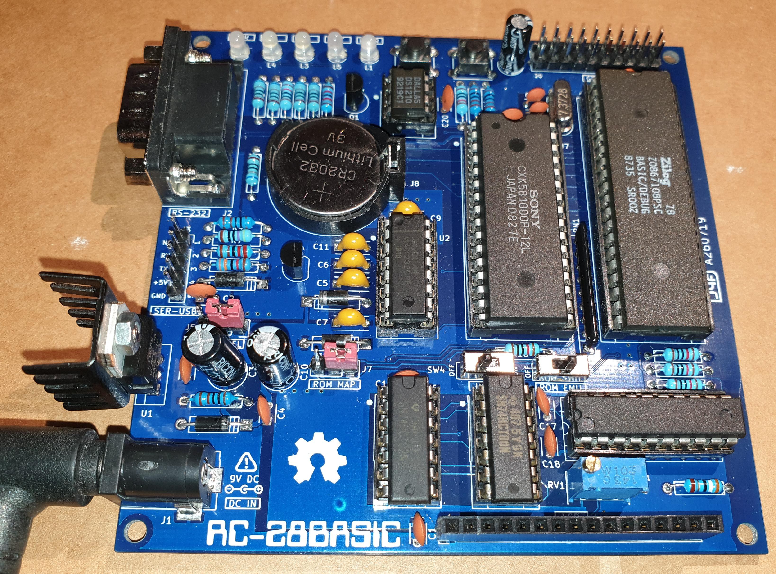 RC-Z8BASIC: a Z8 BASIC/DEBUG homebrew computer | Hackaday.io