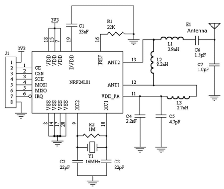 Nrf24l01 pa lna схема