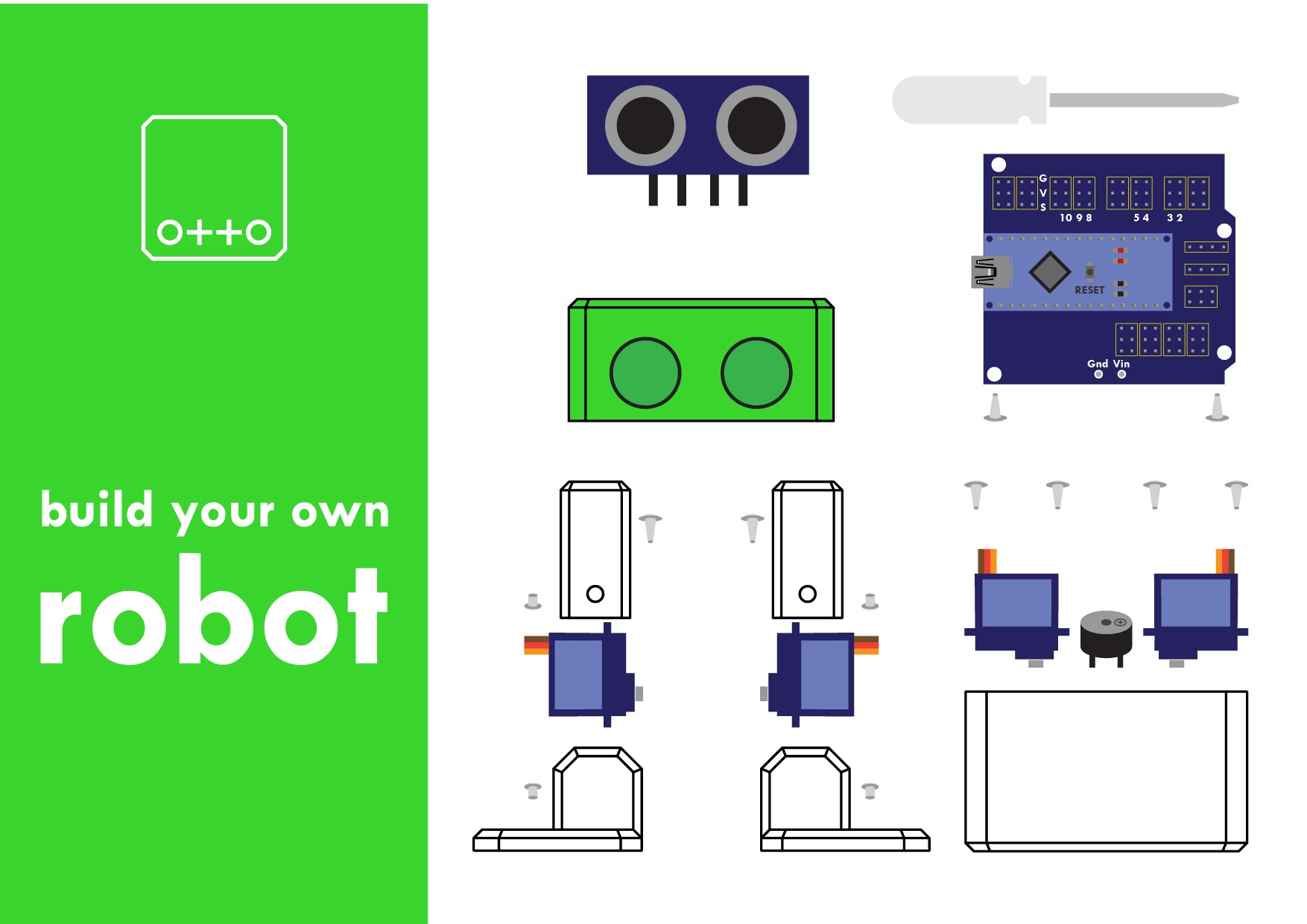 Acryl DIY OTTO Roboter Kit für   Programming Grafische Programming, 