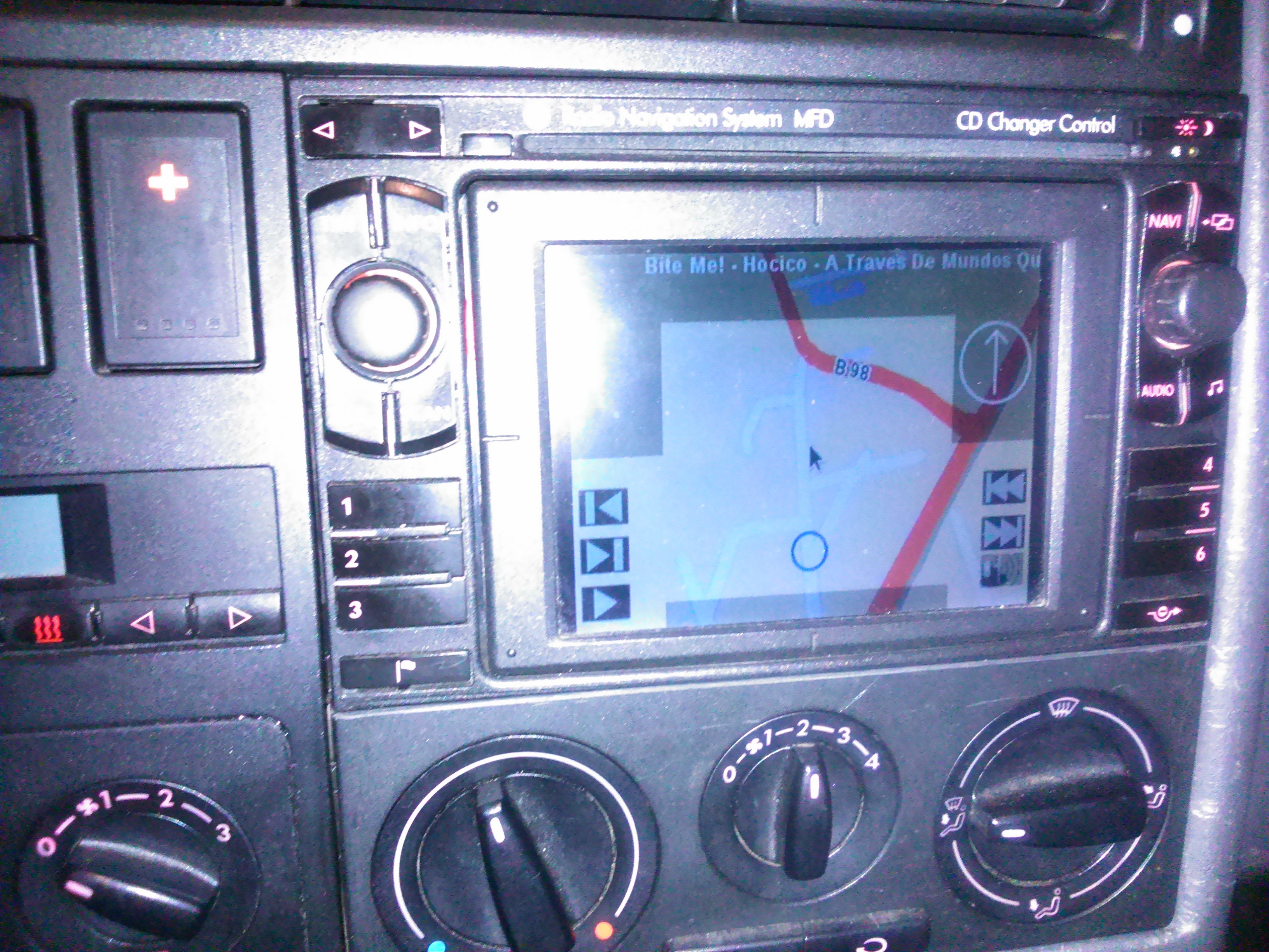 Магнитола mfd vw navigation system как сделать флешку