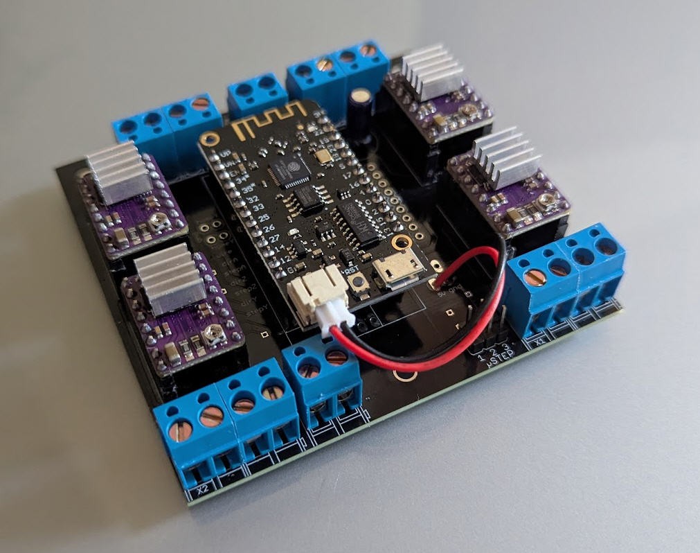 FluidNC 4 axis foam cutter controller | Details | Hackaday.io