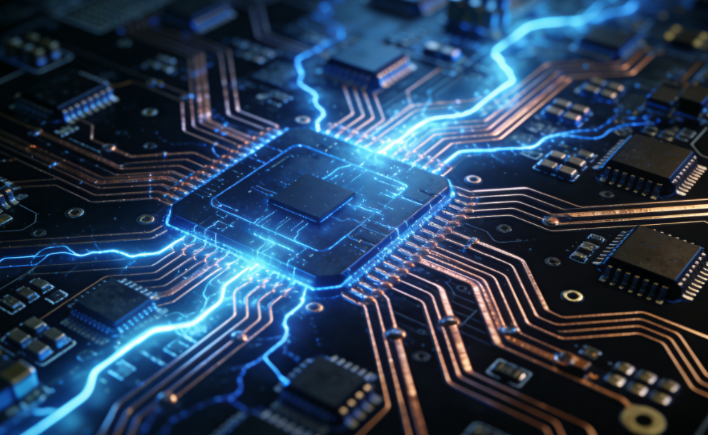 Copper-based superconductors in PCB design for high-performance electronics, showcasing their potential in reducing power loss and improving signal integrity.