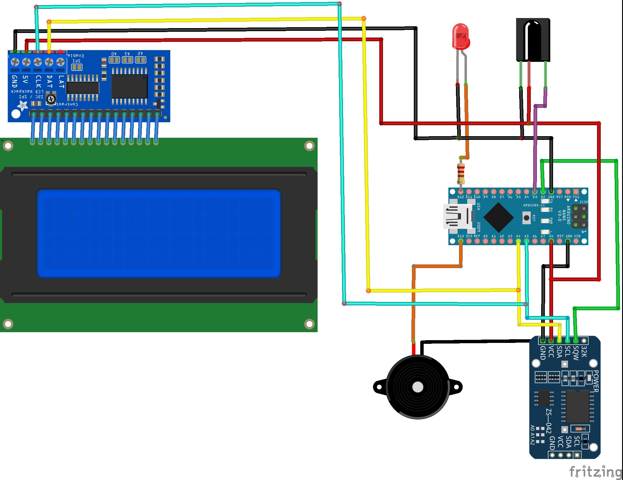 Arduino Alarm Clock Controlled By Ir Remote 0239