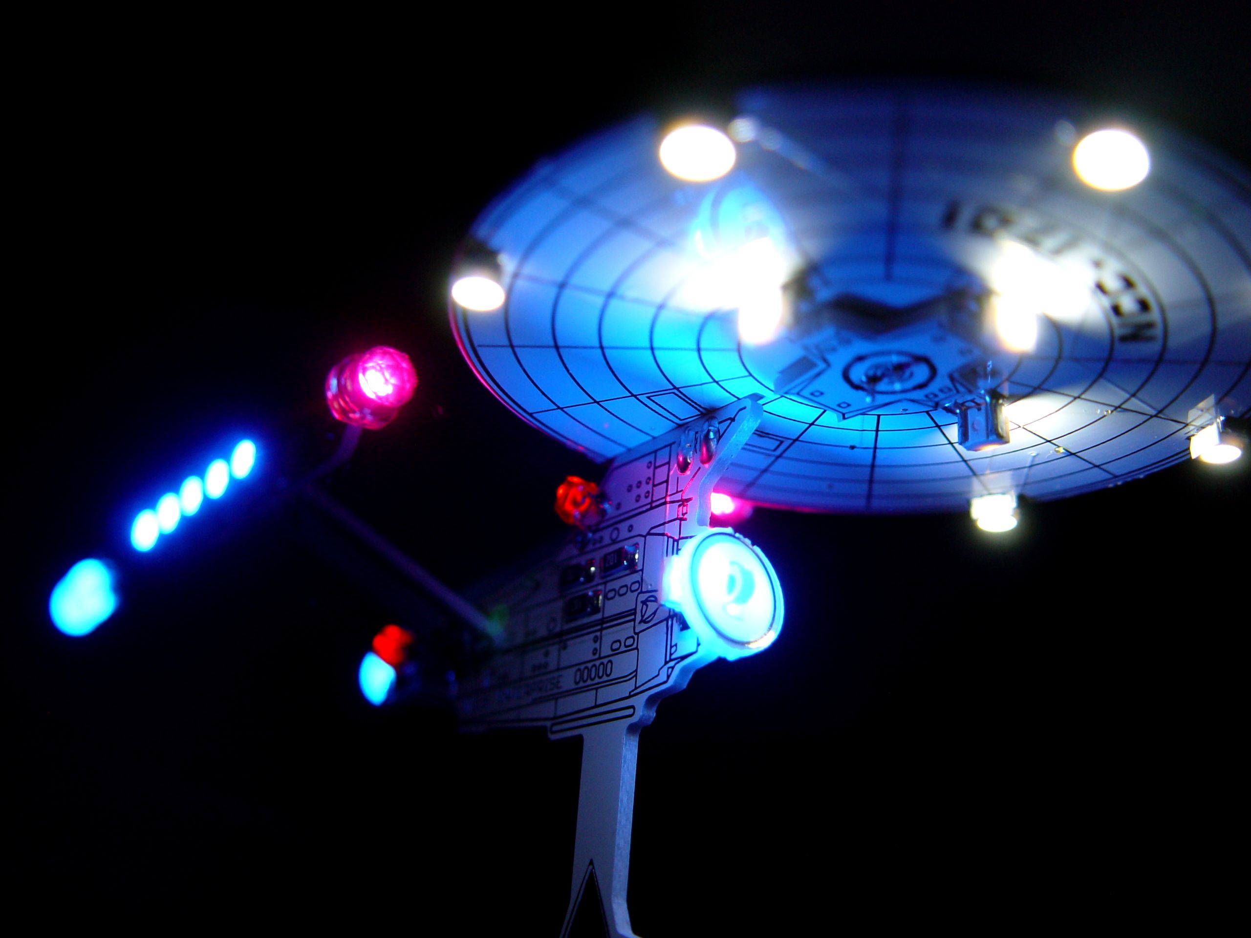 PCB - 3D Startrek Enterprise | Hackaday.io