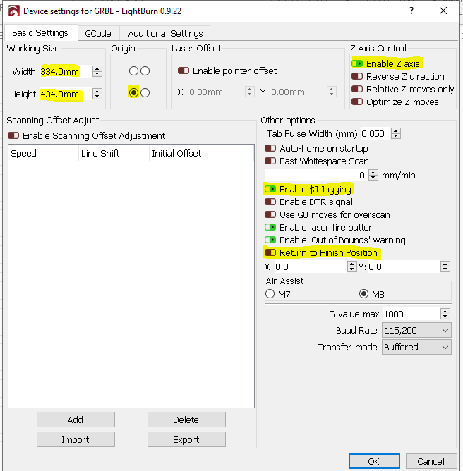 Image Mode - LightBurn Software Documentation