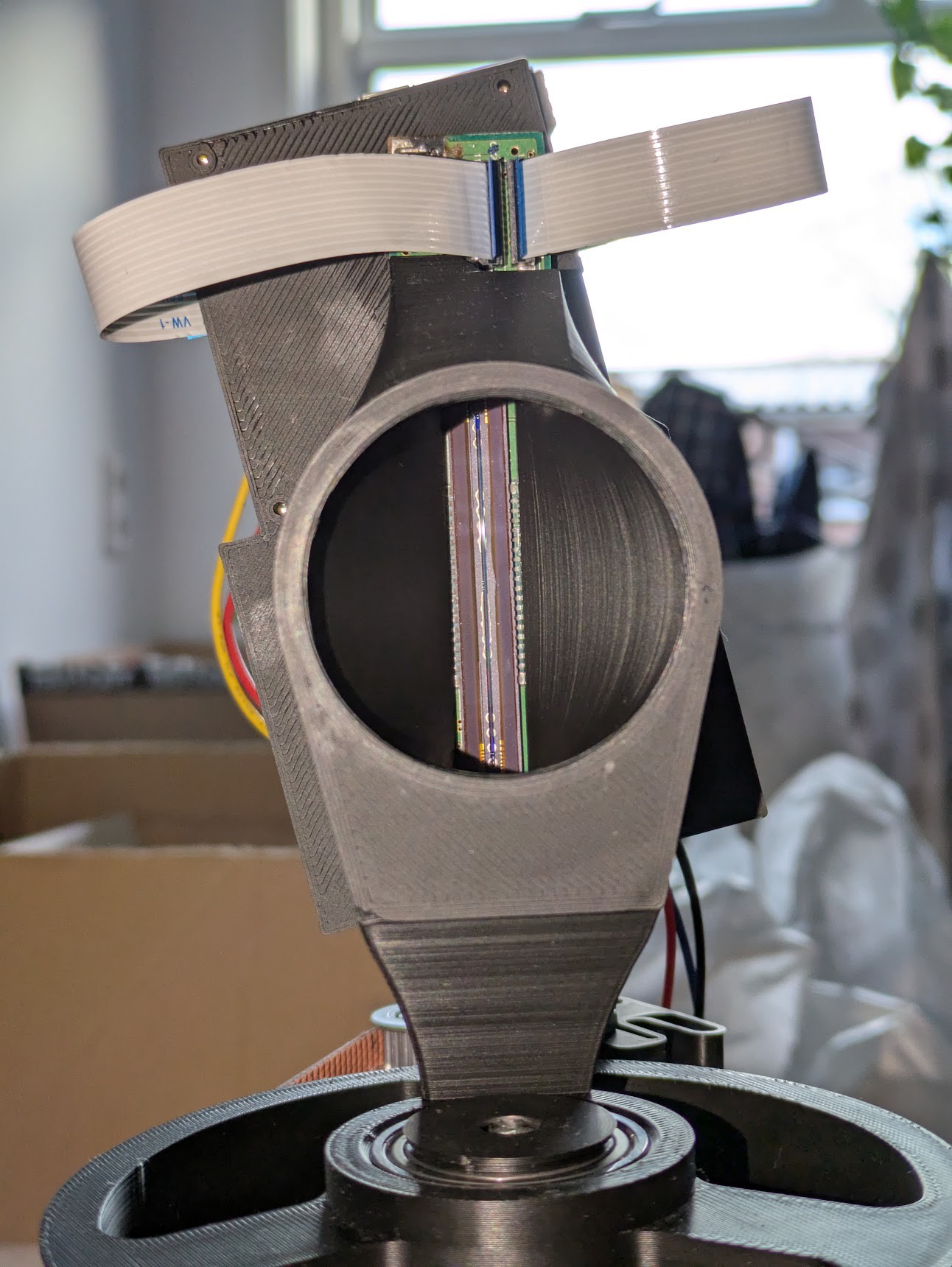 Linear CCD as it sits in the camera body