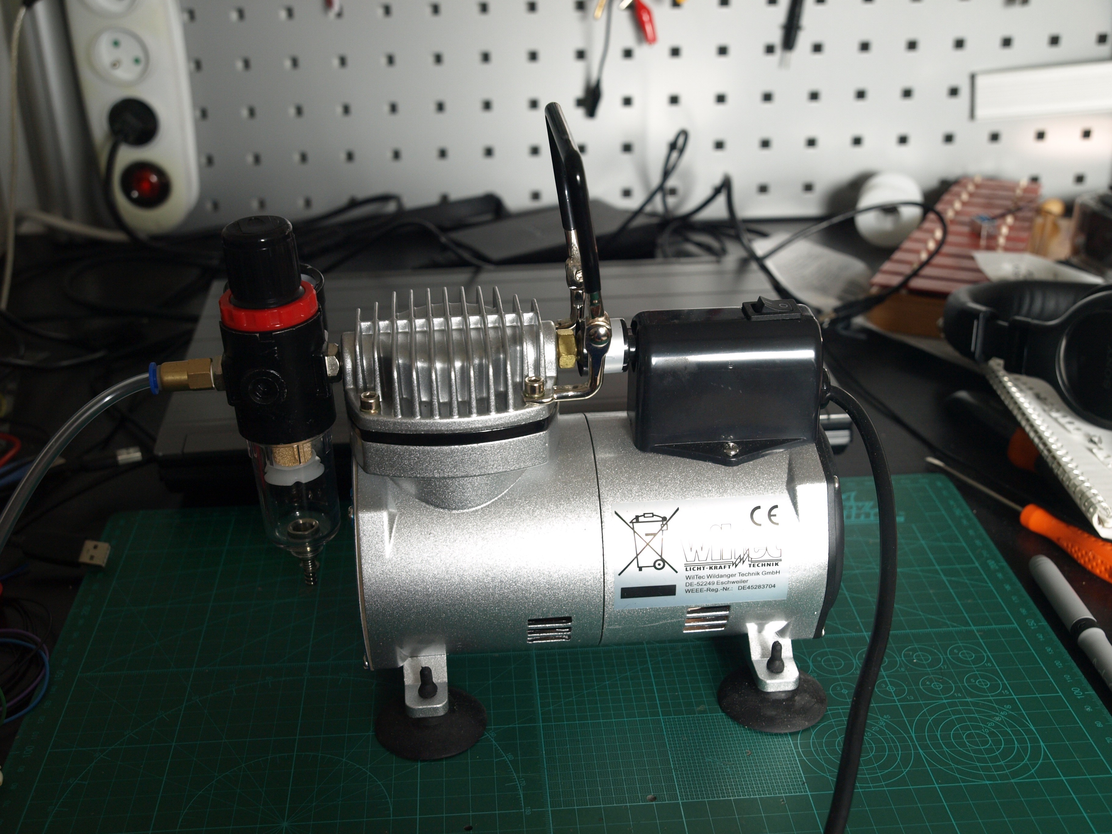 Air compressor and DIY air tank, Details