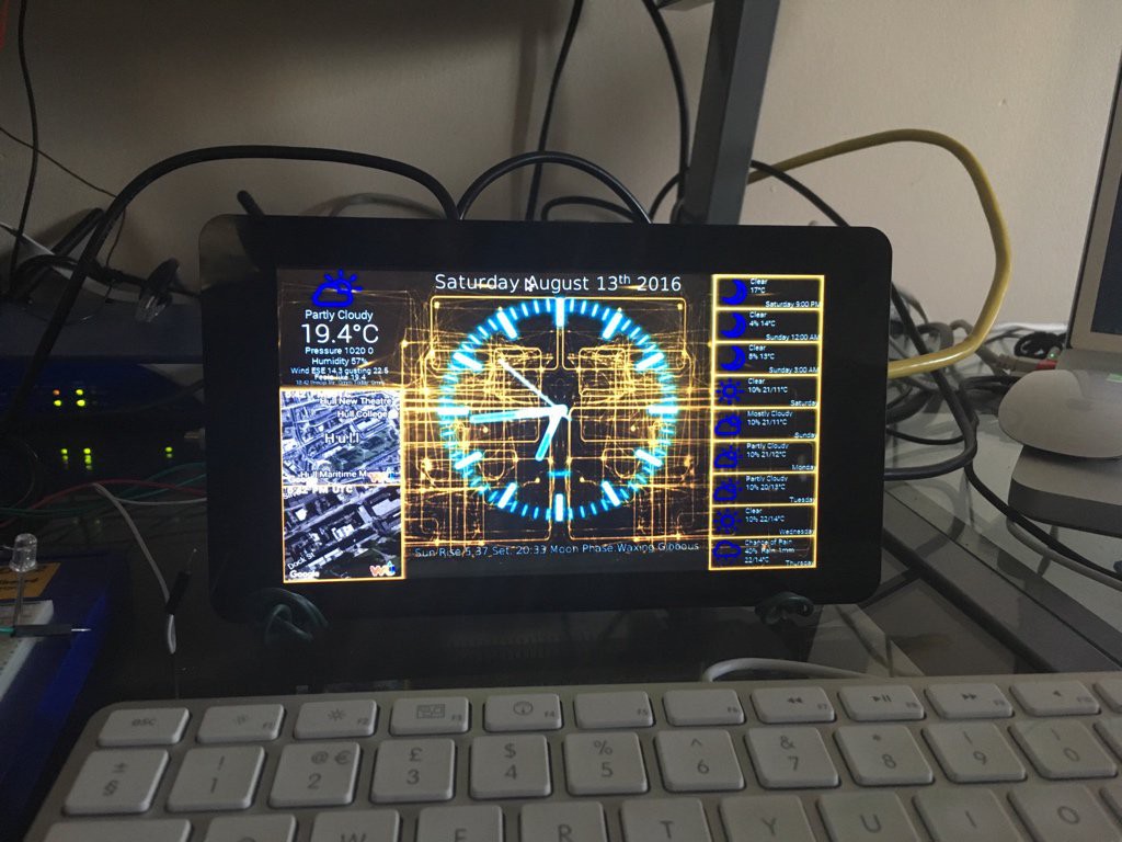 Piclock A Raspberry Pi Clock And Weather Display 2278