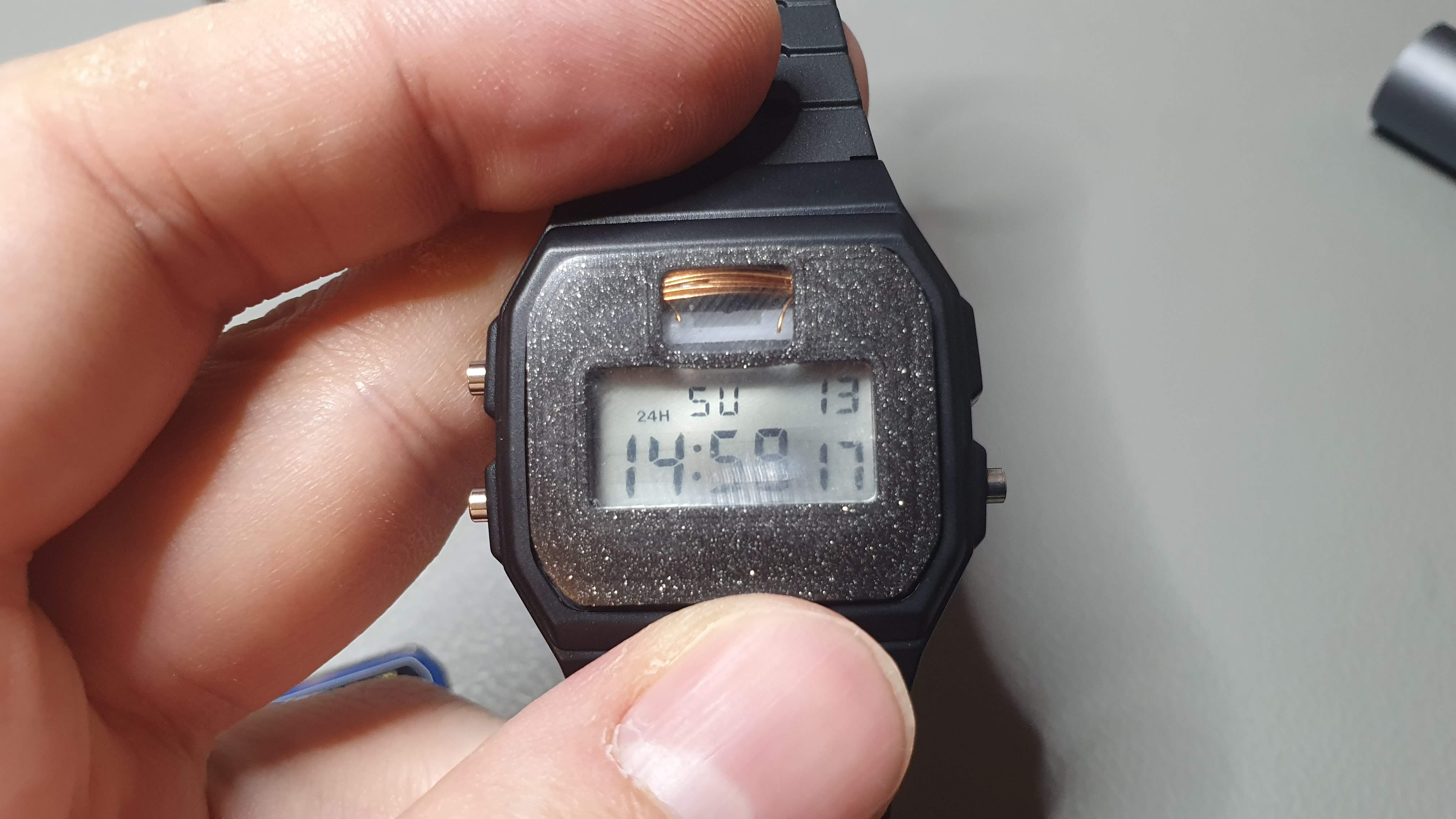 Casio F-91W Stealth Mod 