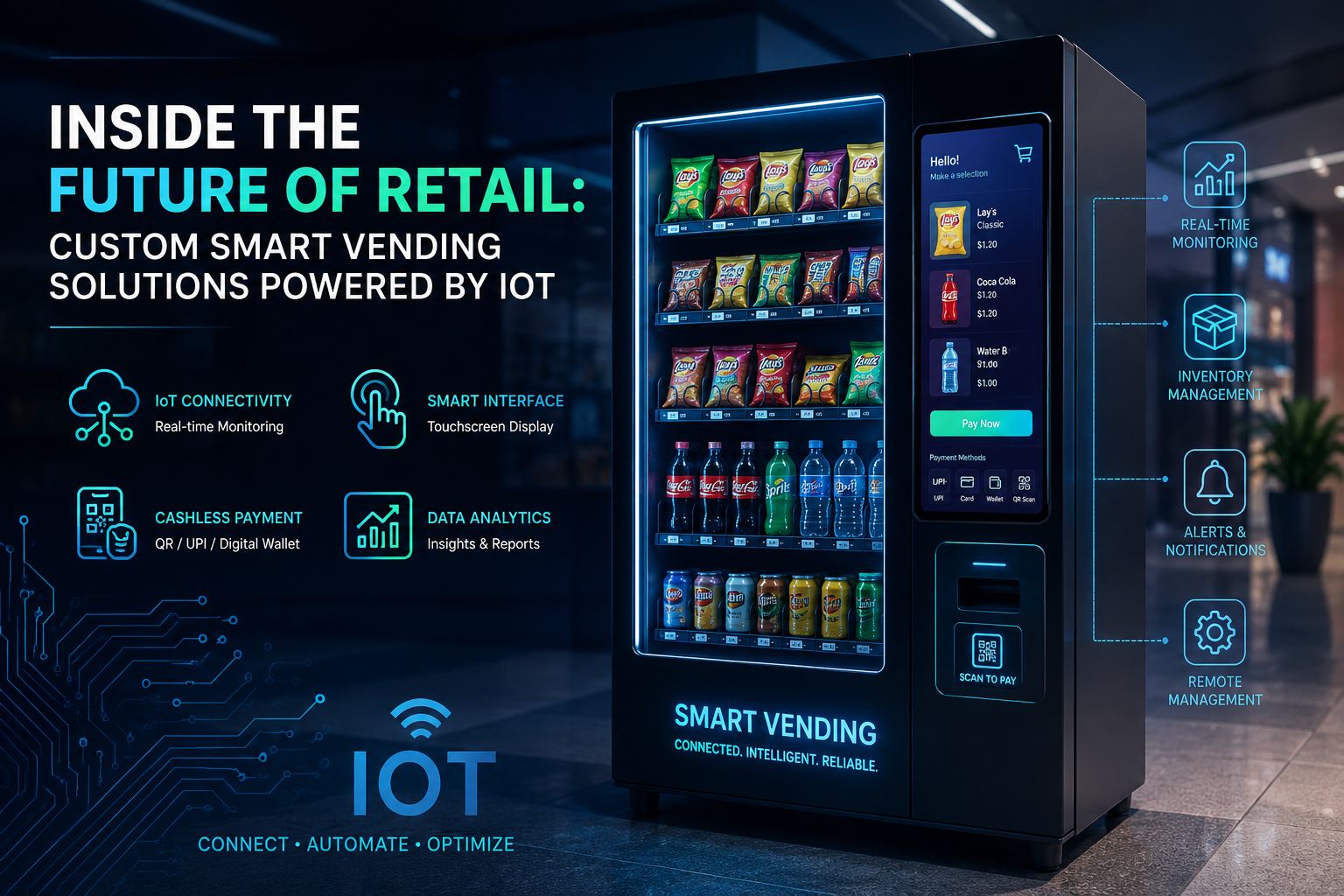 Inside the Future of Retail: Custom Smart Vending | Details | Hackaday.io