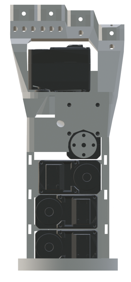 Left Hand – Servomotors Built-in – Front View