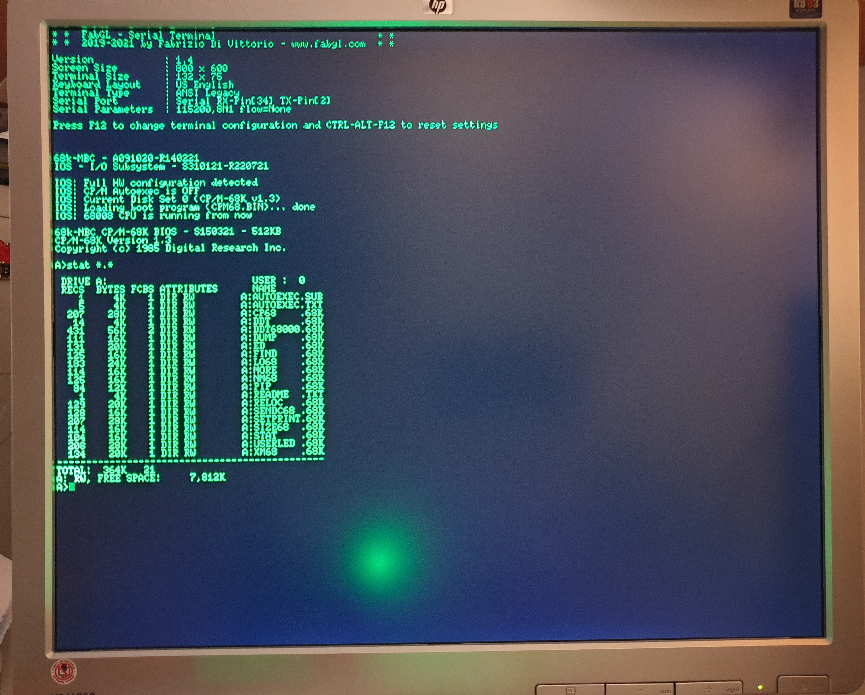 68k-MBC: a 3 ICs 68008 homebrew computer | Hackaday.io