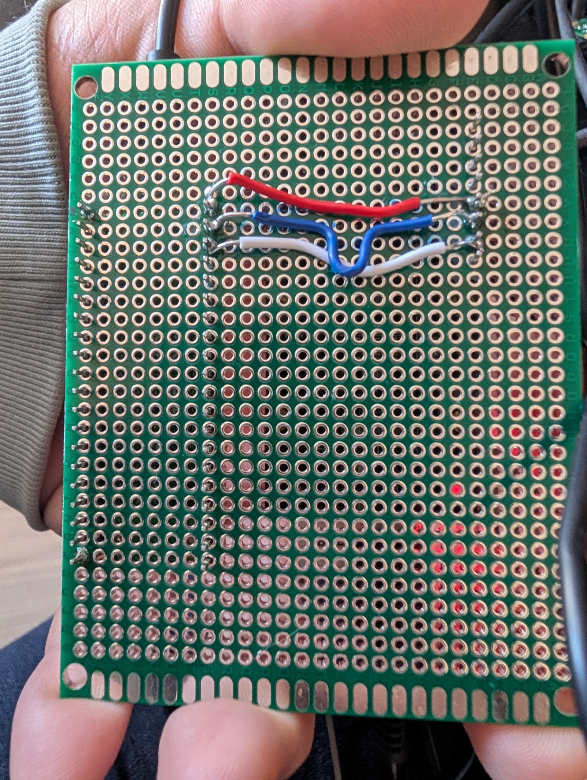 back of perf board