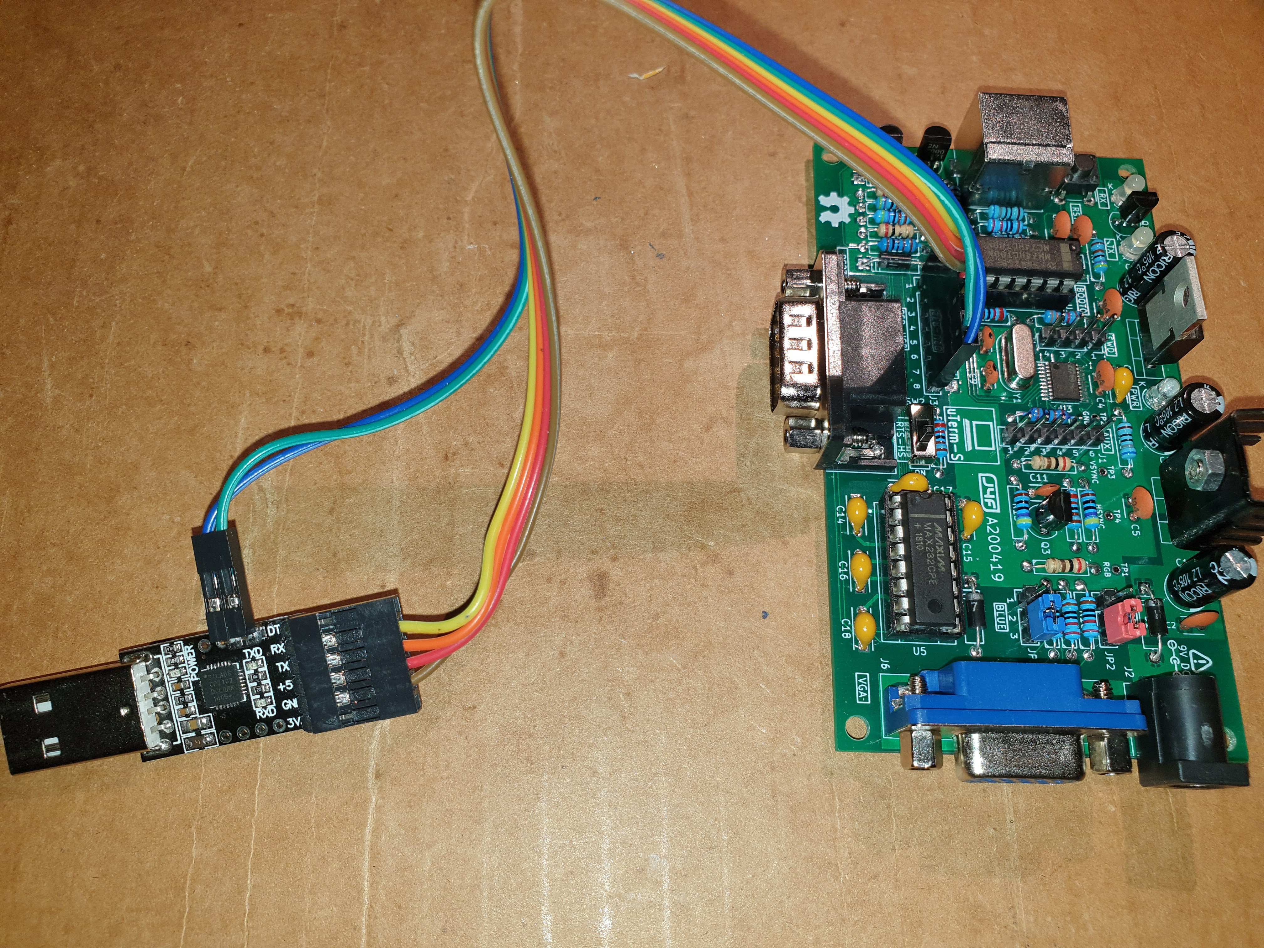 thumbnail image 2 of UTerm VGA Terminal Board For Z80-MBC2, 68K-MBC & V20-MBC – Retro Computing Graphics Card 2 of 4
