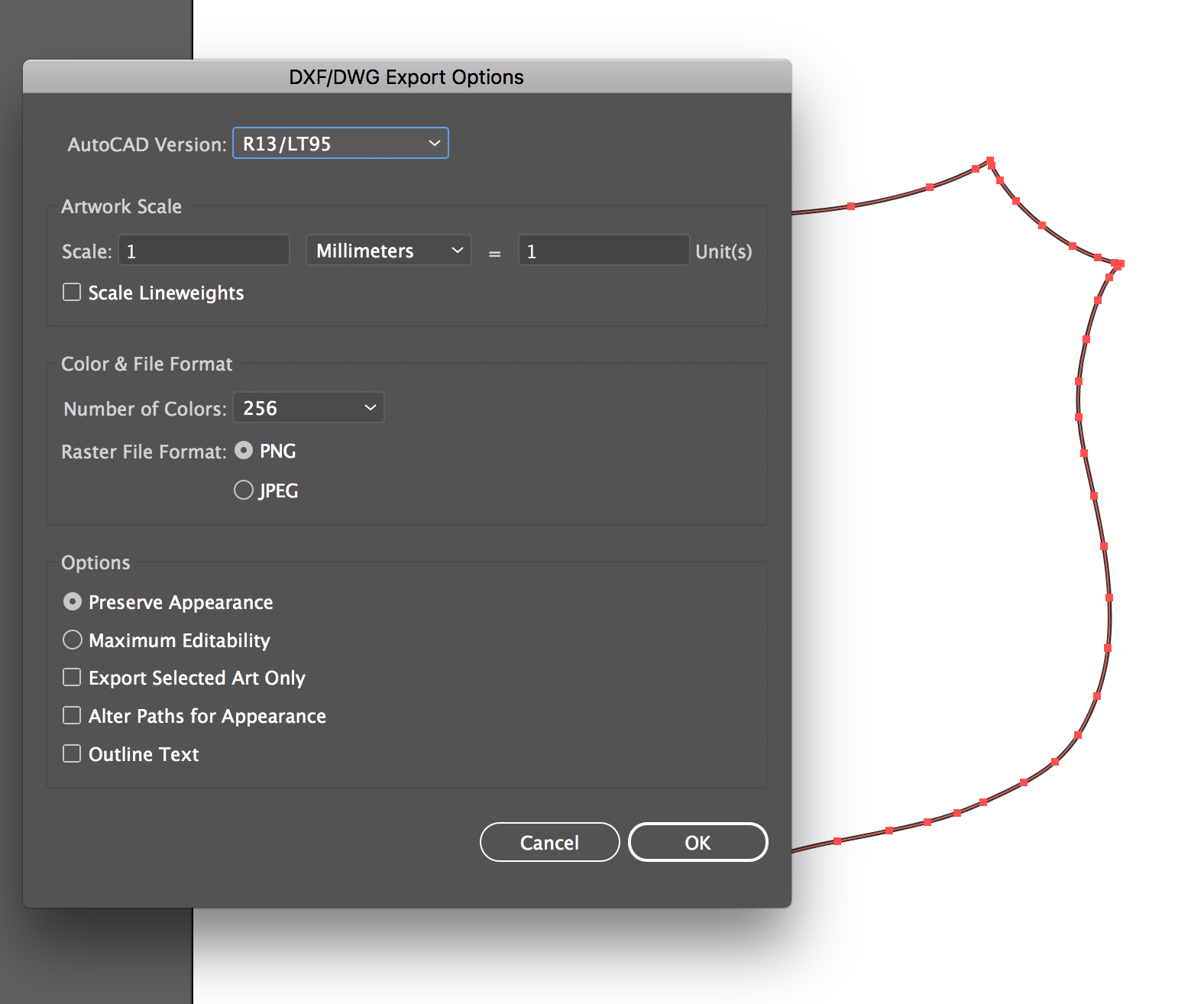 Illustrator Outlines to Eagle via dxf Details Hackaday.io